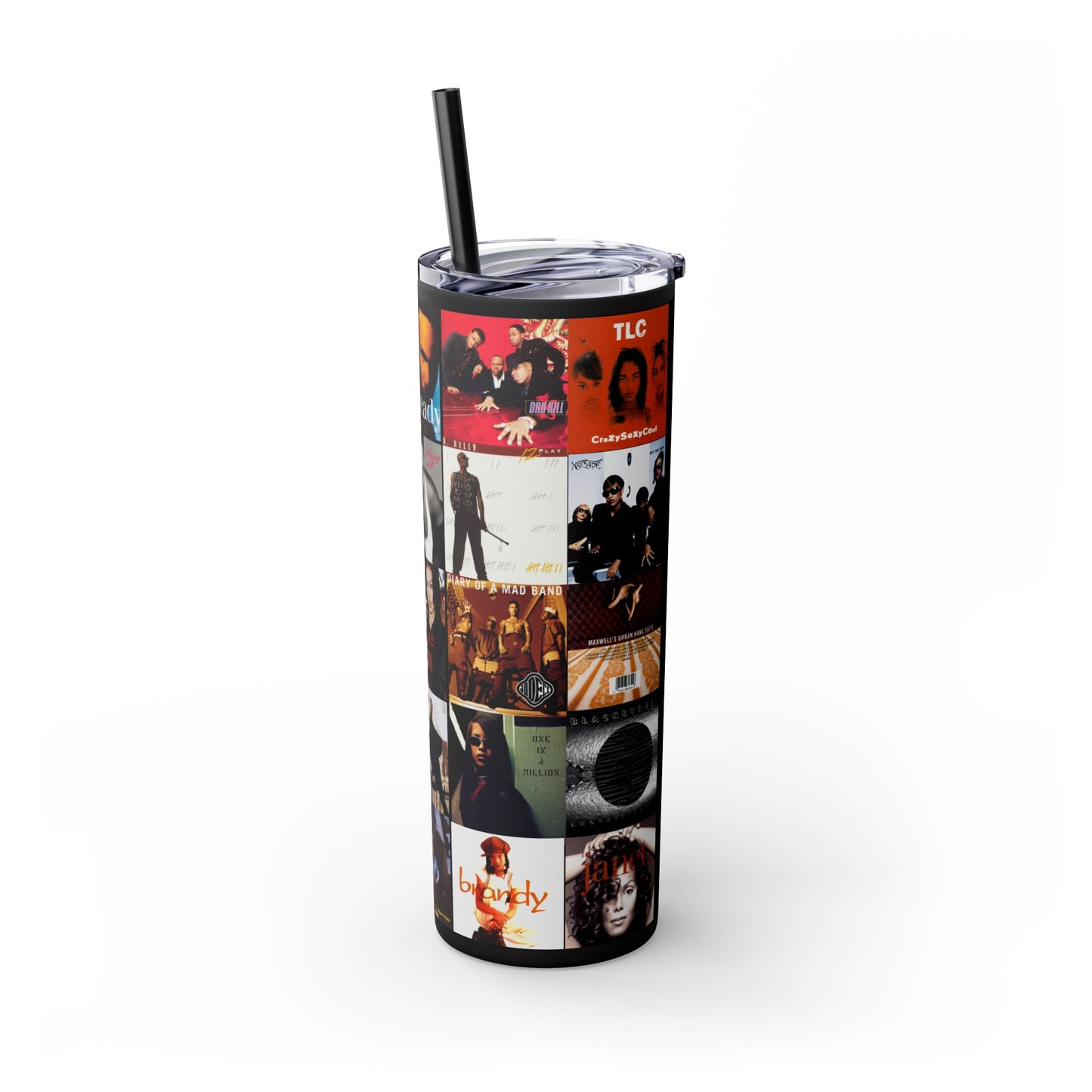 90's R&B Tumbler with Straw, 20oz