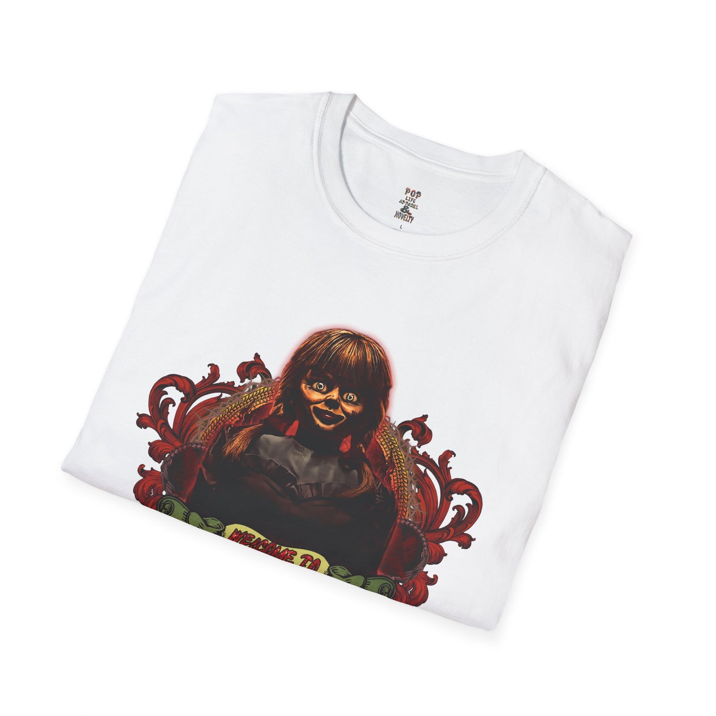 Annabelle Welcome to Halloween Unisex Softstyle T-Shirt