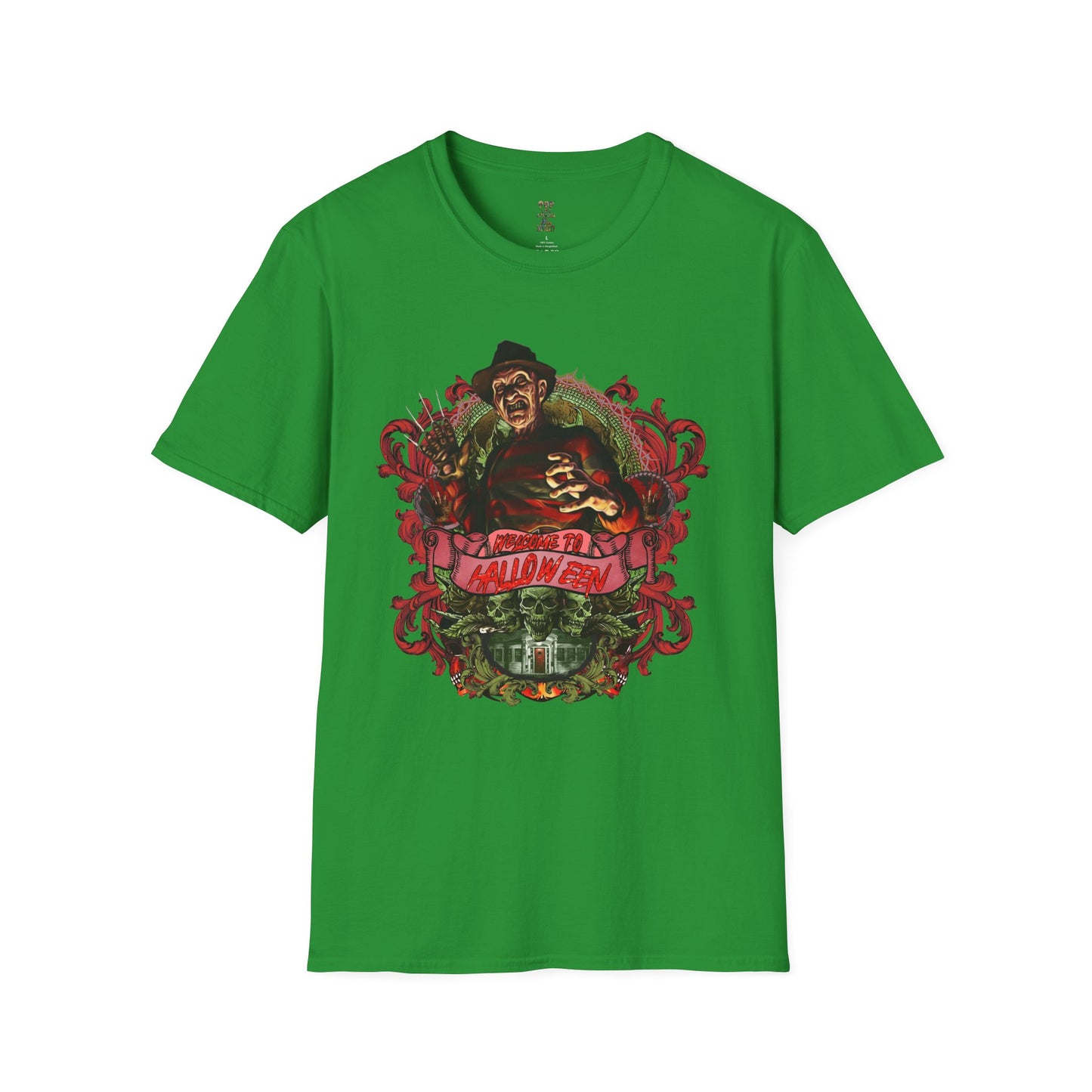 Freddie Welcome to Halloween Unisex Softstyle T-Shirt