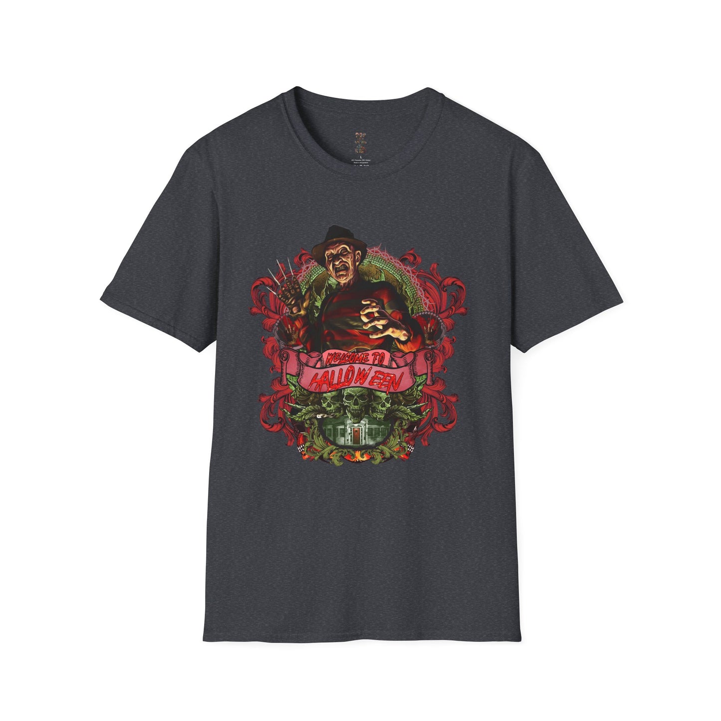 Freddie Welcome to Halloween Unisex Softstyle T-Shirt