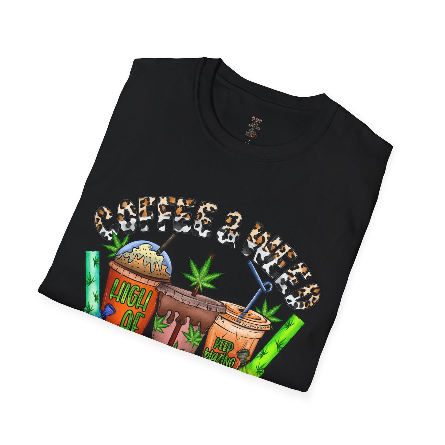Coffee & Weed Unisex Softstyle T-Shirt