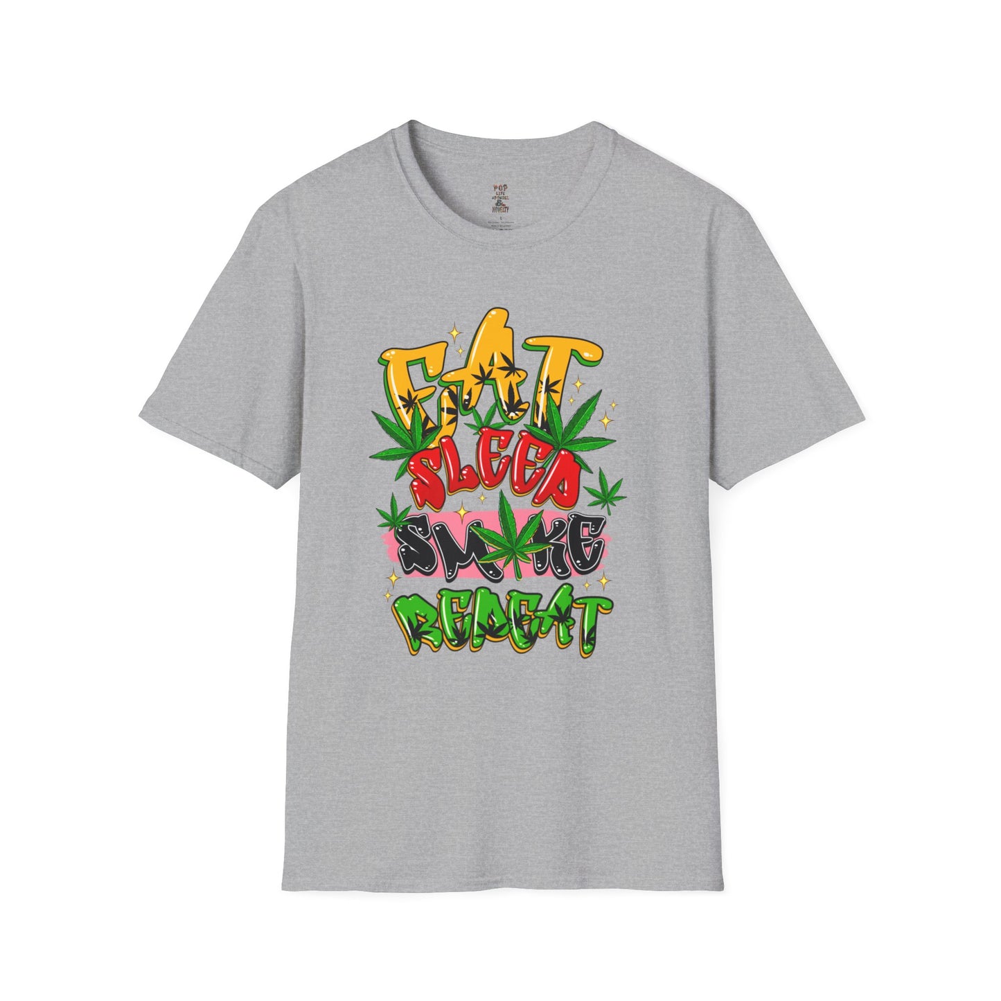 Eat Sleep Smoke Repeat Unisex Softstyle T-Shirt