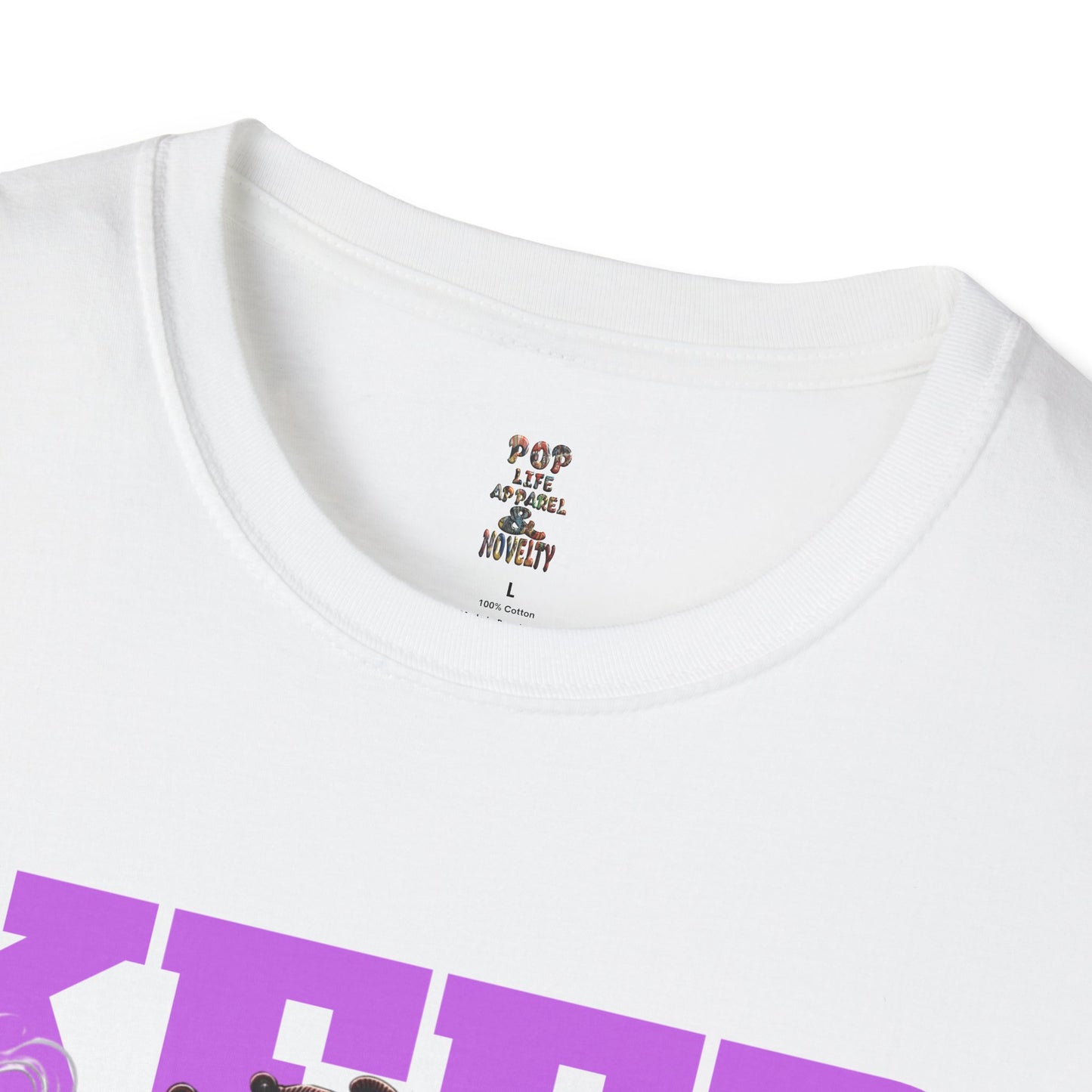 Keep Clam Smoke Weed Softstyle T-Shirt