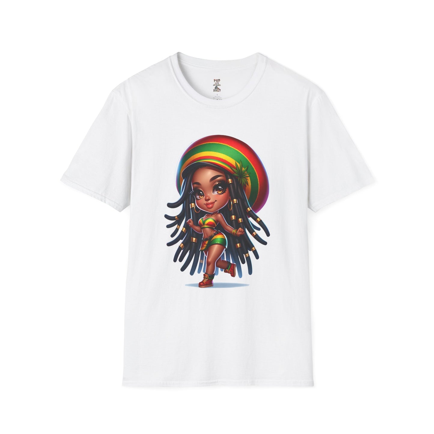 Chibi Rasta Gyal Softstyle T-Shirt