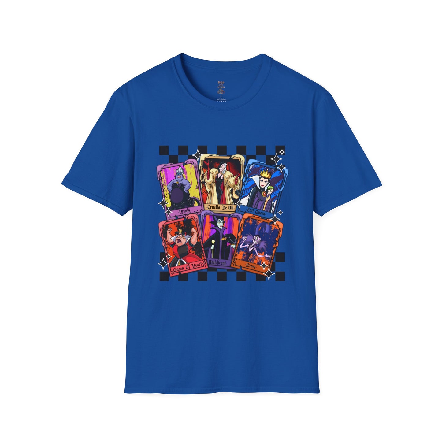Cartoon Villian Tarot Card Unisex Softstyle T-Shirt