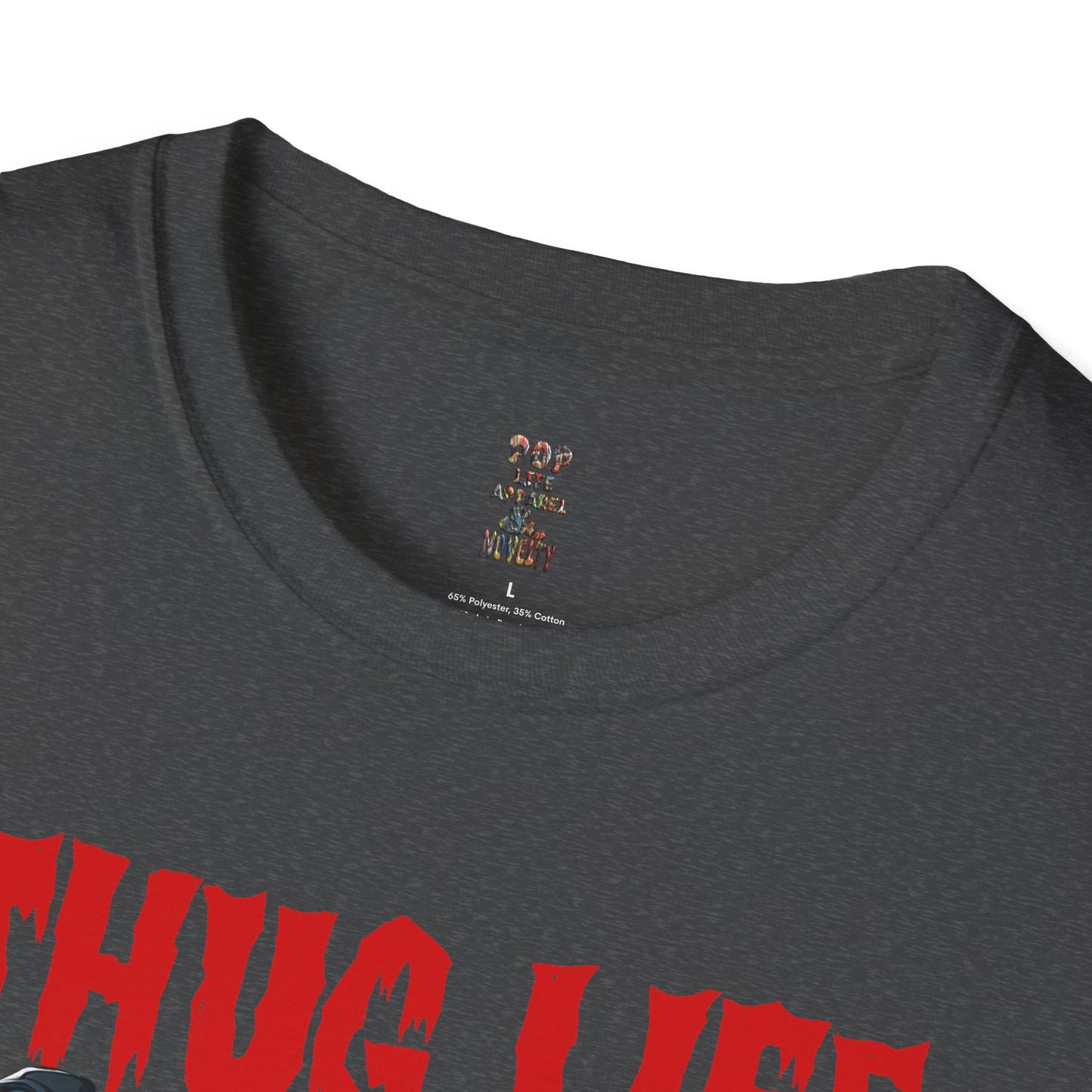 Thug Life Horror Club Pic Unisex Softstyle T-Shirt