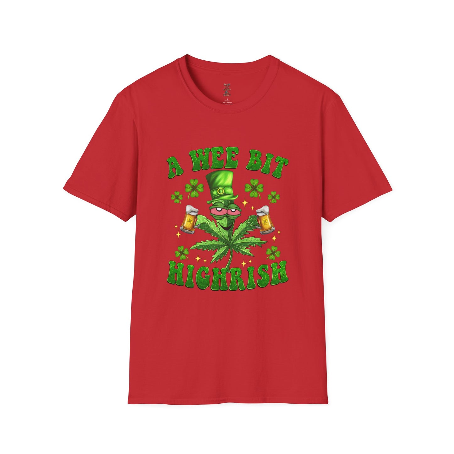 A Wee Bit Highrish Unisex Softstyle T-Shirt