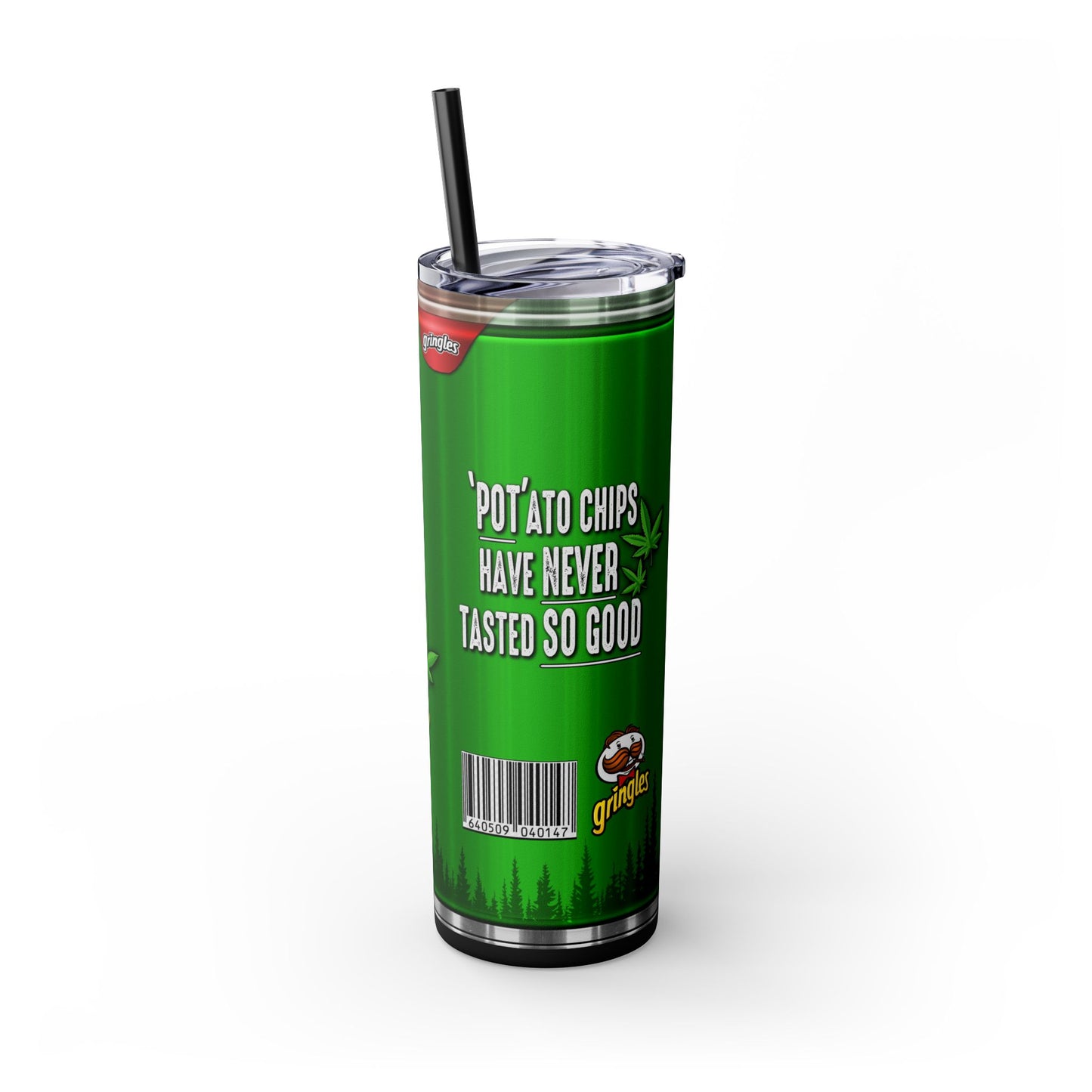 Gringles Chips Tumbler with Straw, 20oz