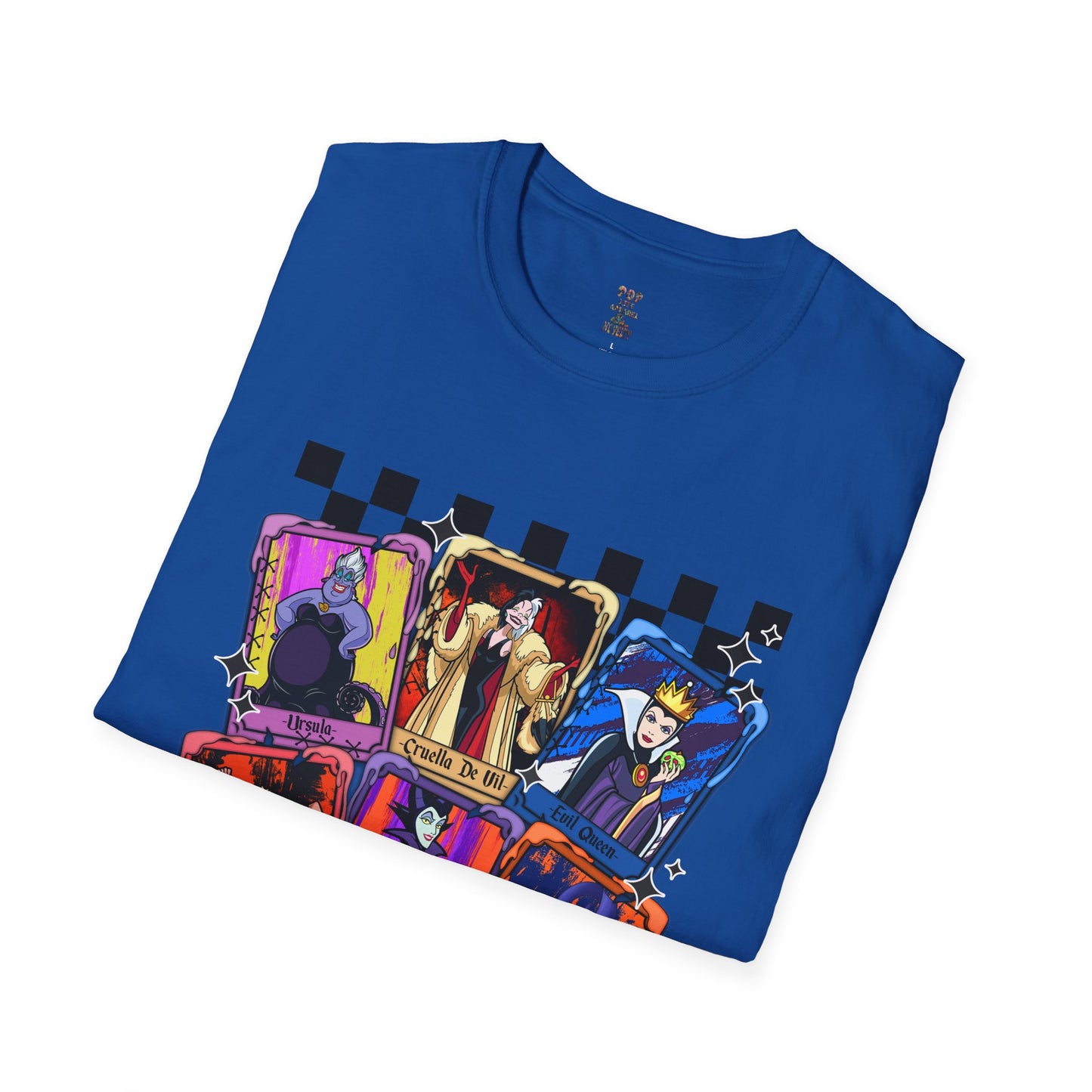 Cartoon Villian Tarot Card Unisex Softstyle T-Shirt