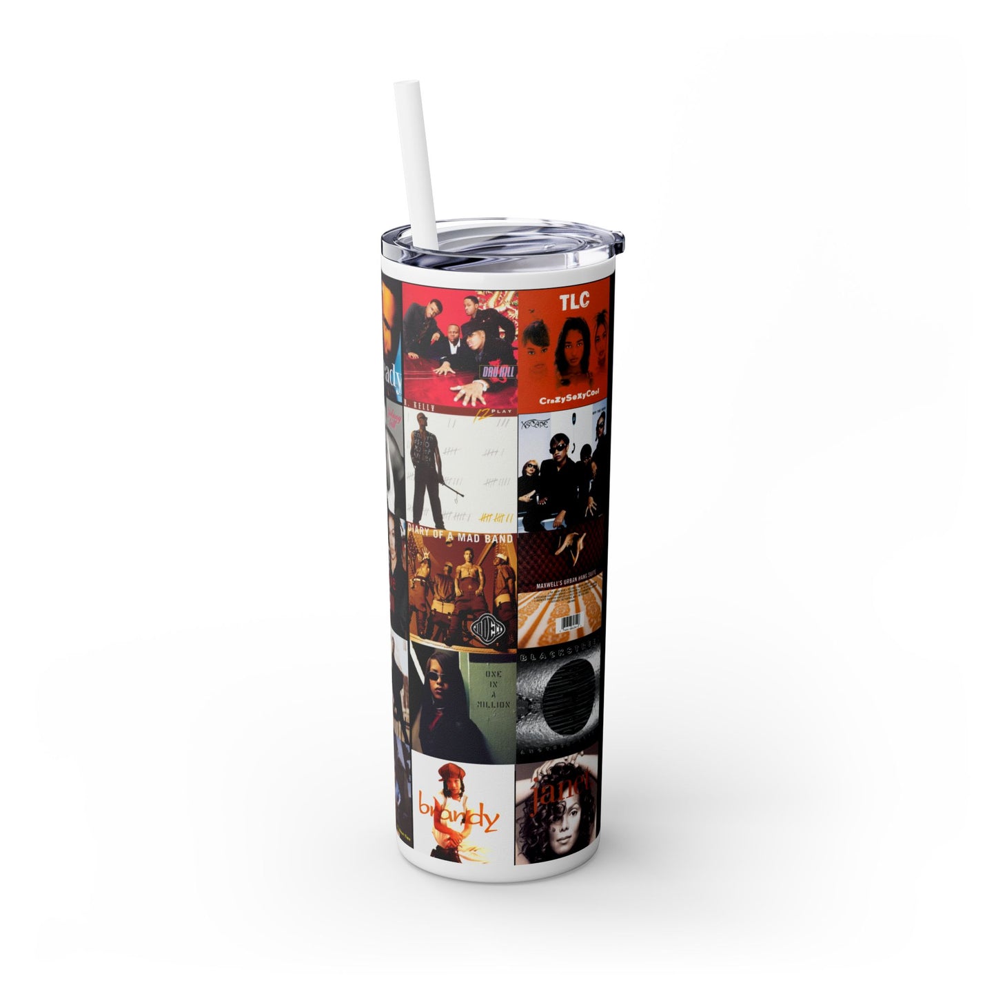 90's R&B Tumbler with Straw, 20oz