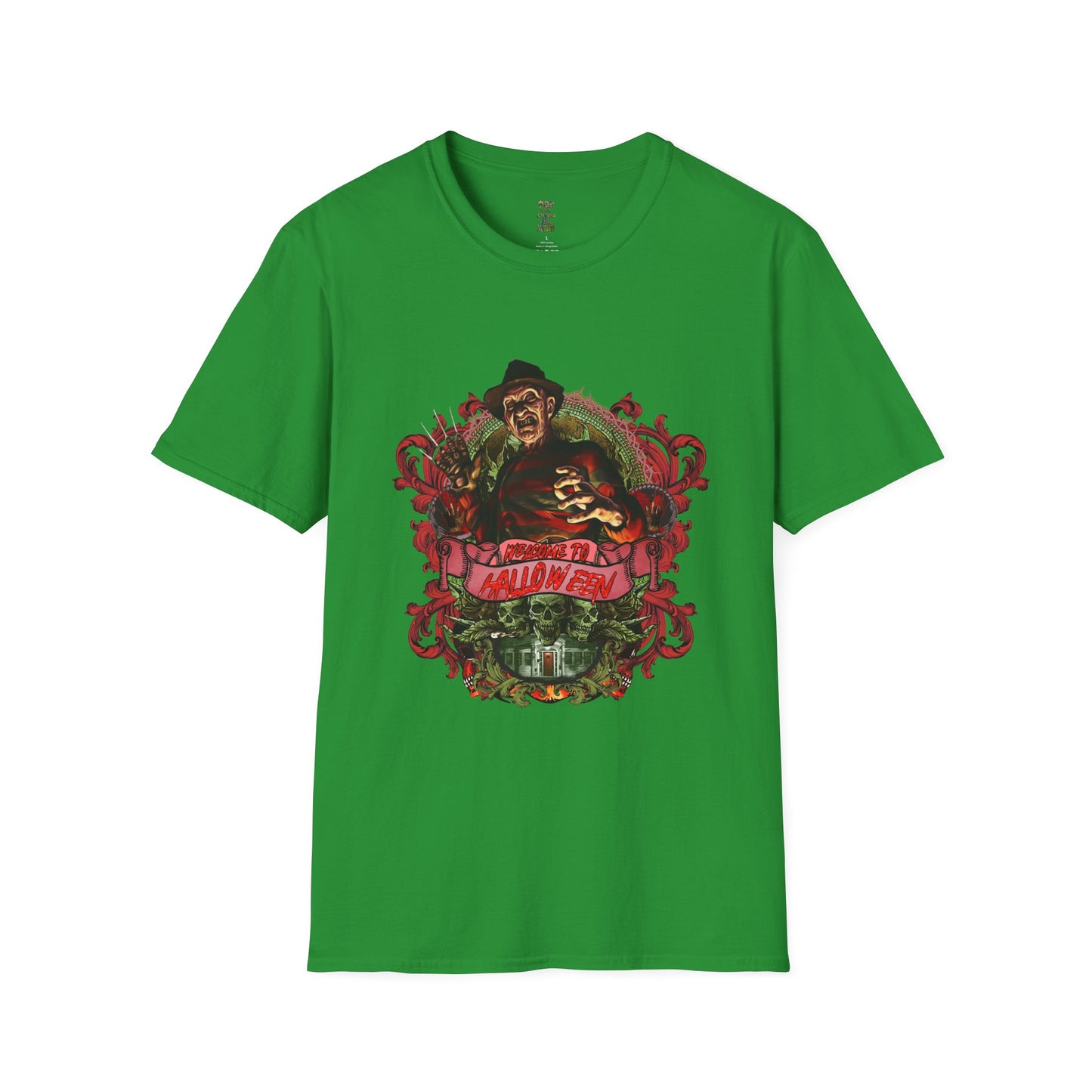 Freddie Welcome to Halloween Unisex Softstyle T-Shirt