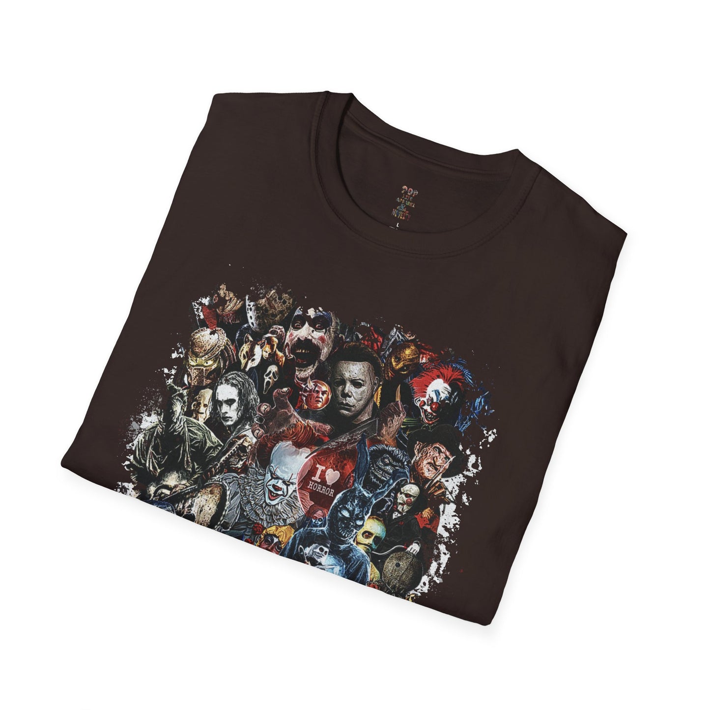 Horror Collage Unisex Softstyle T-Shirt