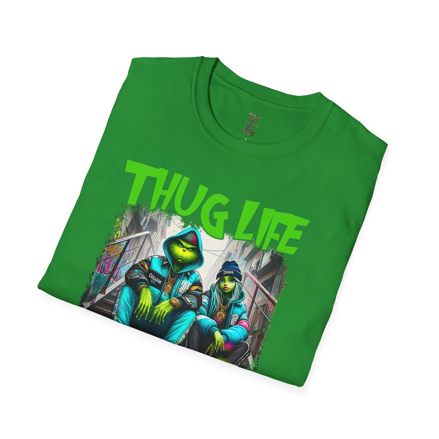 Copy of Grinch Chick Just Waiting For Christmas Softstyle T-Shirt