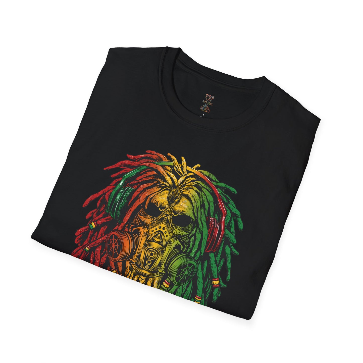Gas Mask Lion Softstyle T-Shirt
