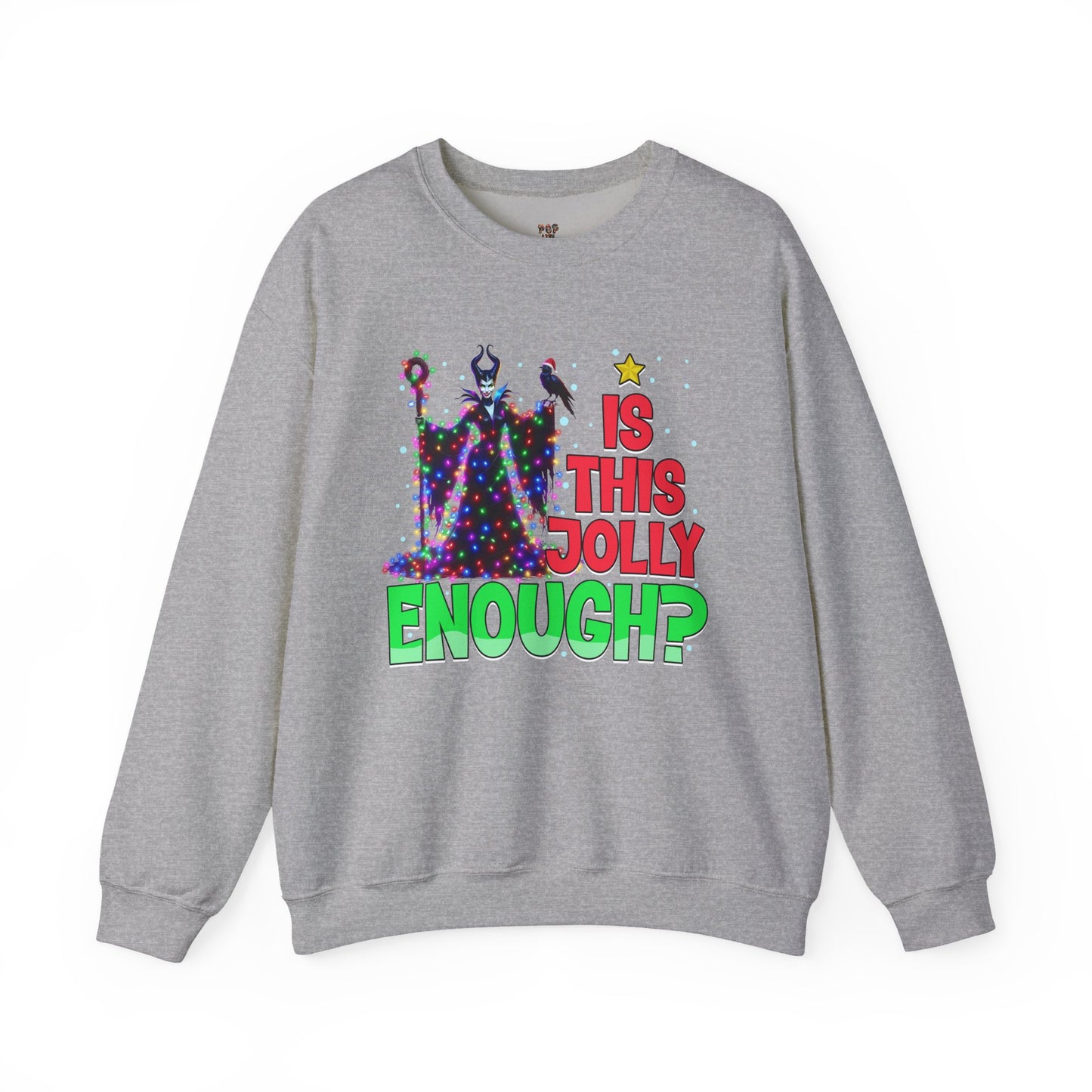 Is this Jolly Enough Unisex Heavy Blend™ Crewneck Sweatshirt
