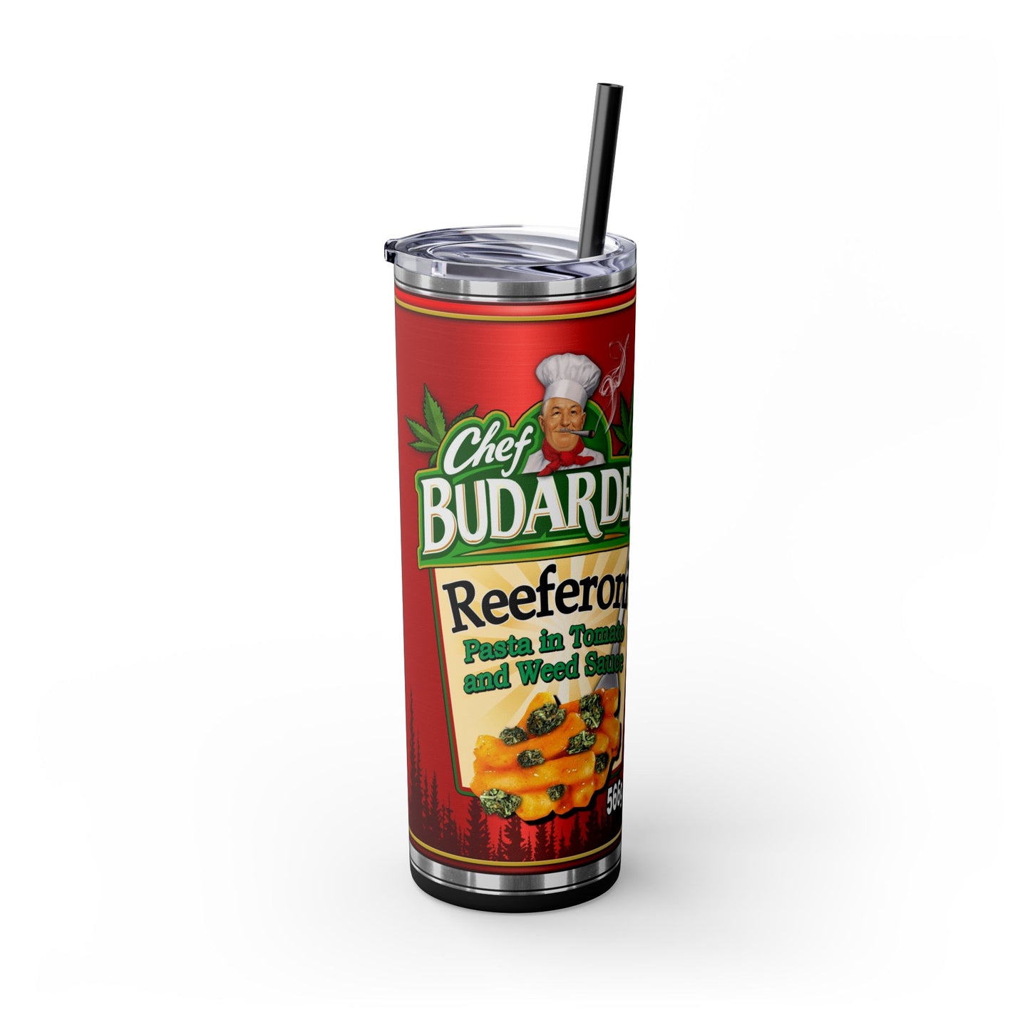 Chef Budardee Tumbler with Straw, 20oz
