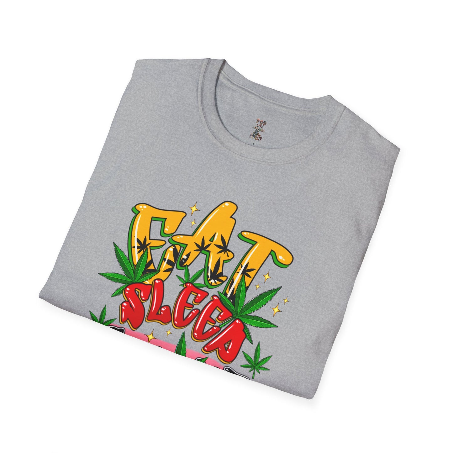 Eat Sleep Smoke Repeat Unisex Softstyle T-Shirt