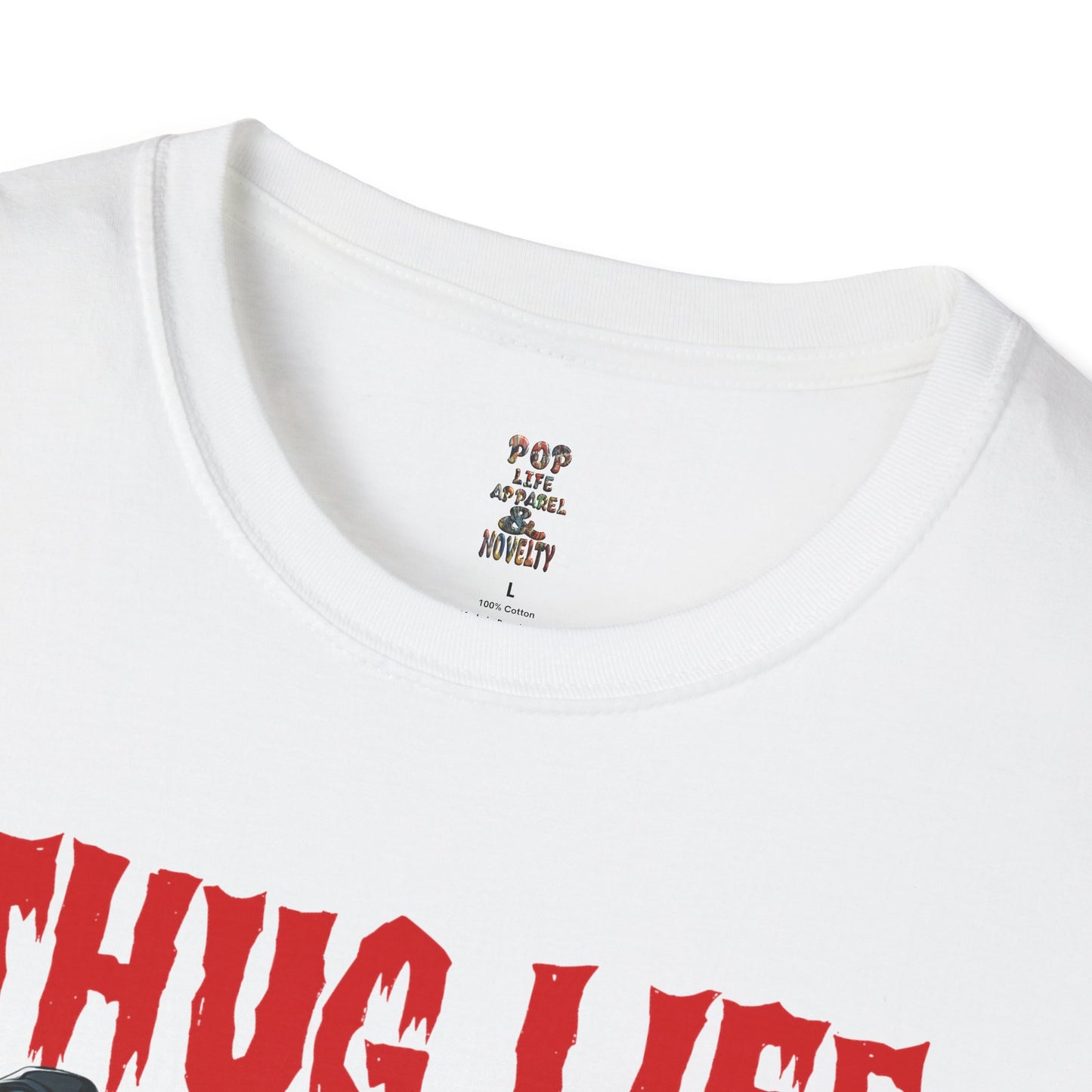 Thug Life Horror Club Pic Unisex Softstyle T-Shirt