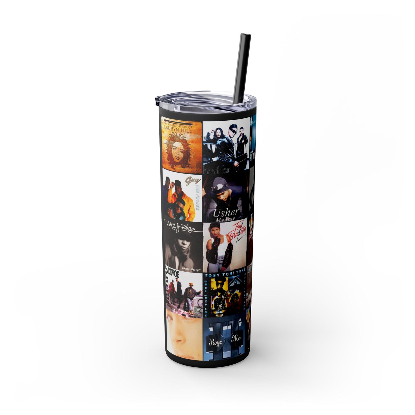 90's R&B Tumbler with Straw, 20oz