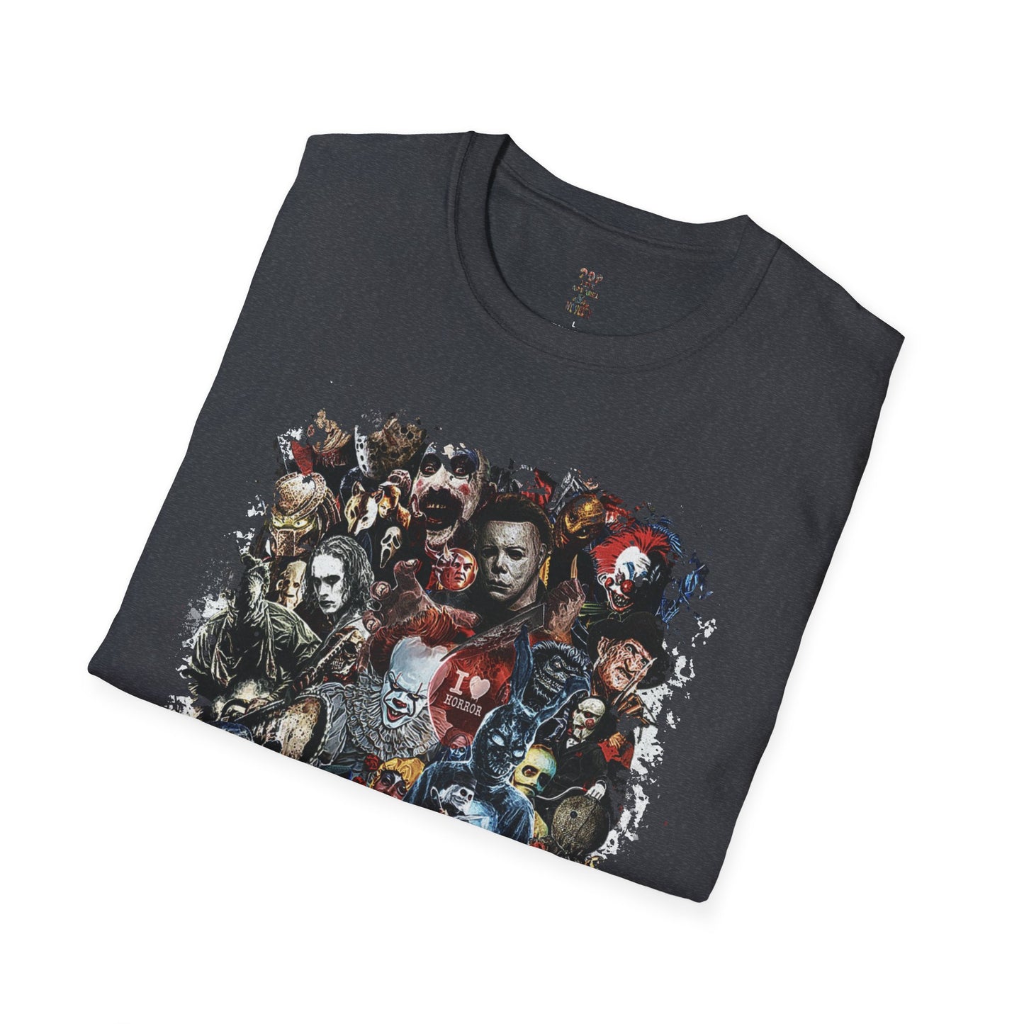 Horror Collage Unisex Softstyle T-Shirt