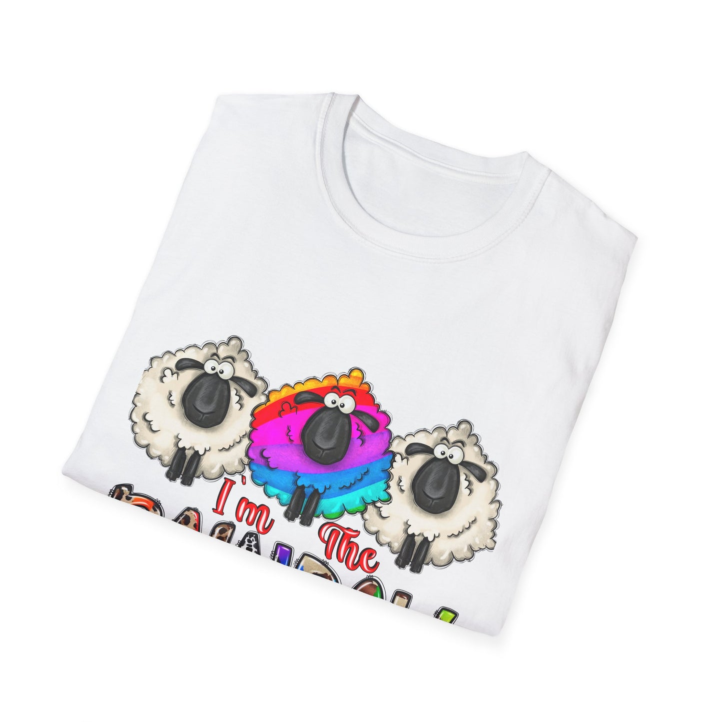 I am the Rainbow Sheep of the Family Softstyle T-Shirt
