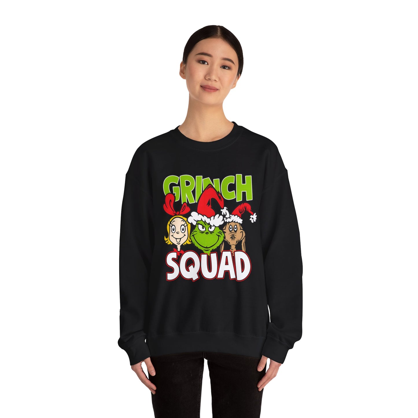 Grinch Squad Unisex Heavy Blend™ Crewneck Sweatshirt