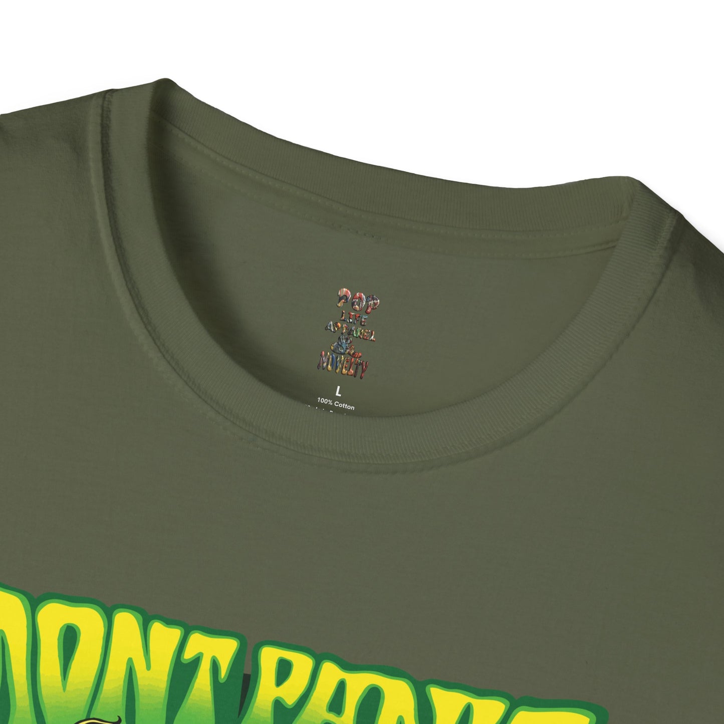Don't Panic it's Organic Unisex Softstyle T-Shirt