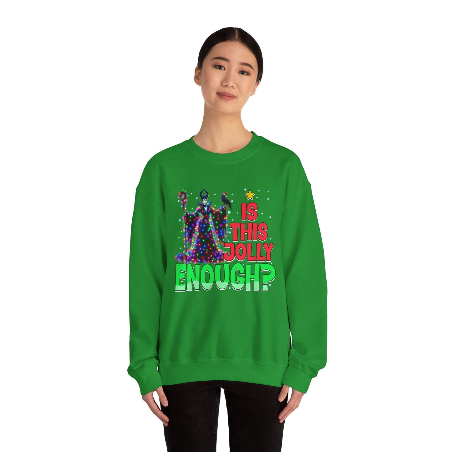Is this Jolly Enough Unisex Heavy Blend™ Crewneck Sweatshirt