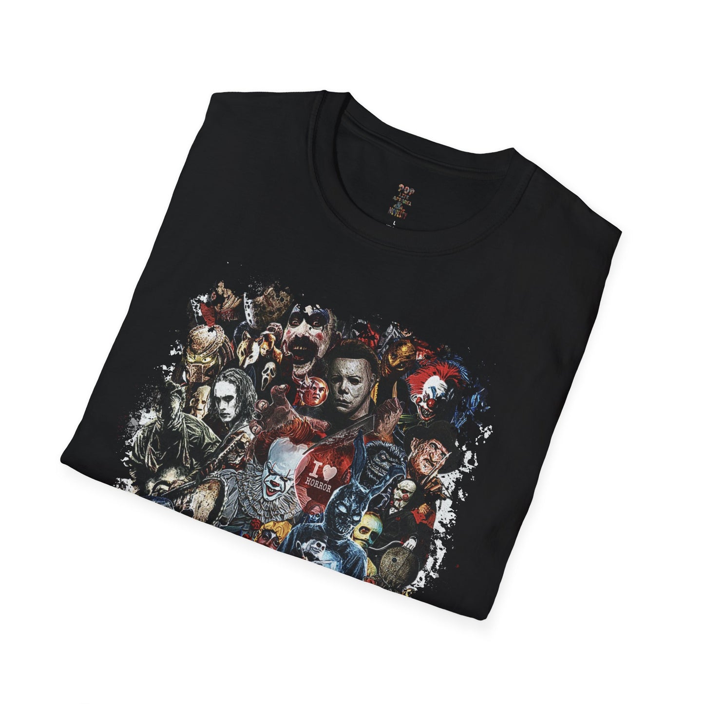Horror Collage Unisex Softstyle T-Shirt