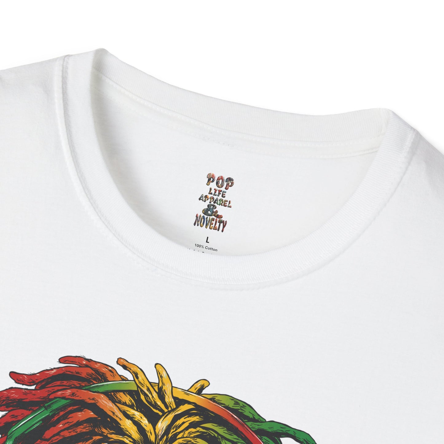 Gas Mask Lion Softstyle T-Shirt
