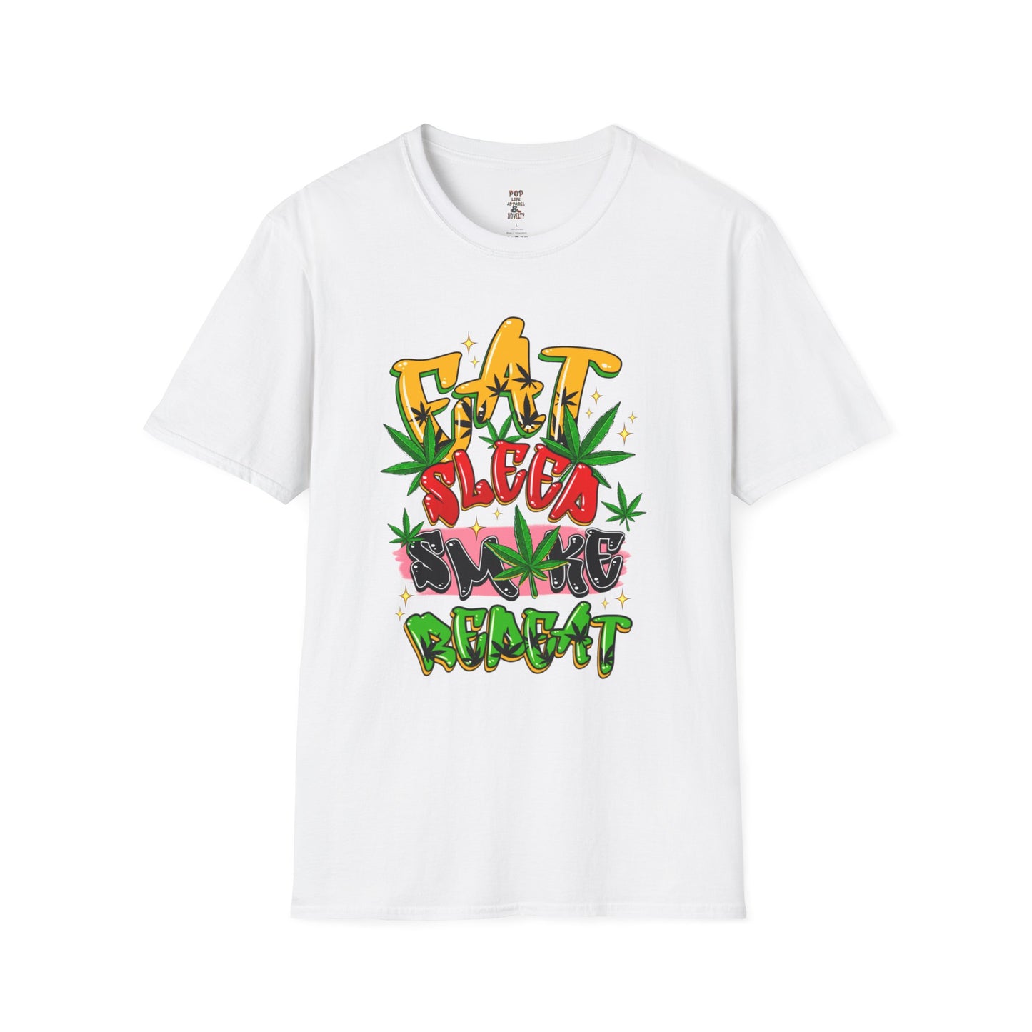 Eat Sleep Smoke Repeat Unisex Softstyle T-Shirt
