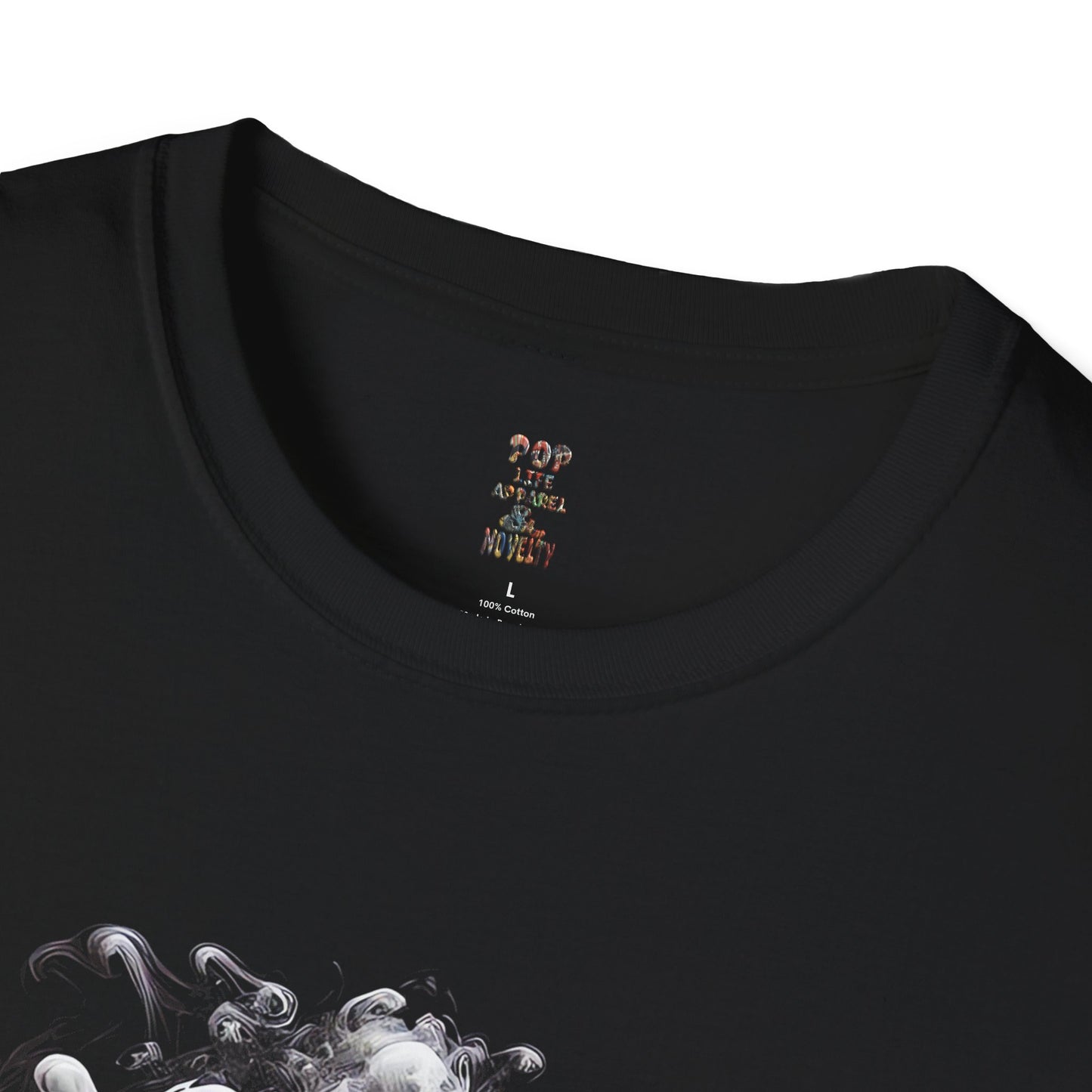 Horror Smoke Scream Unisex Softstyle T-Shirt