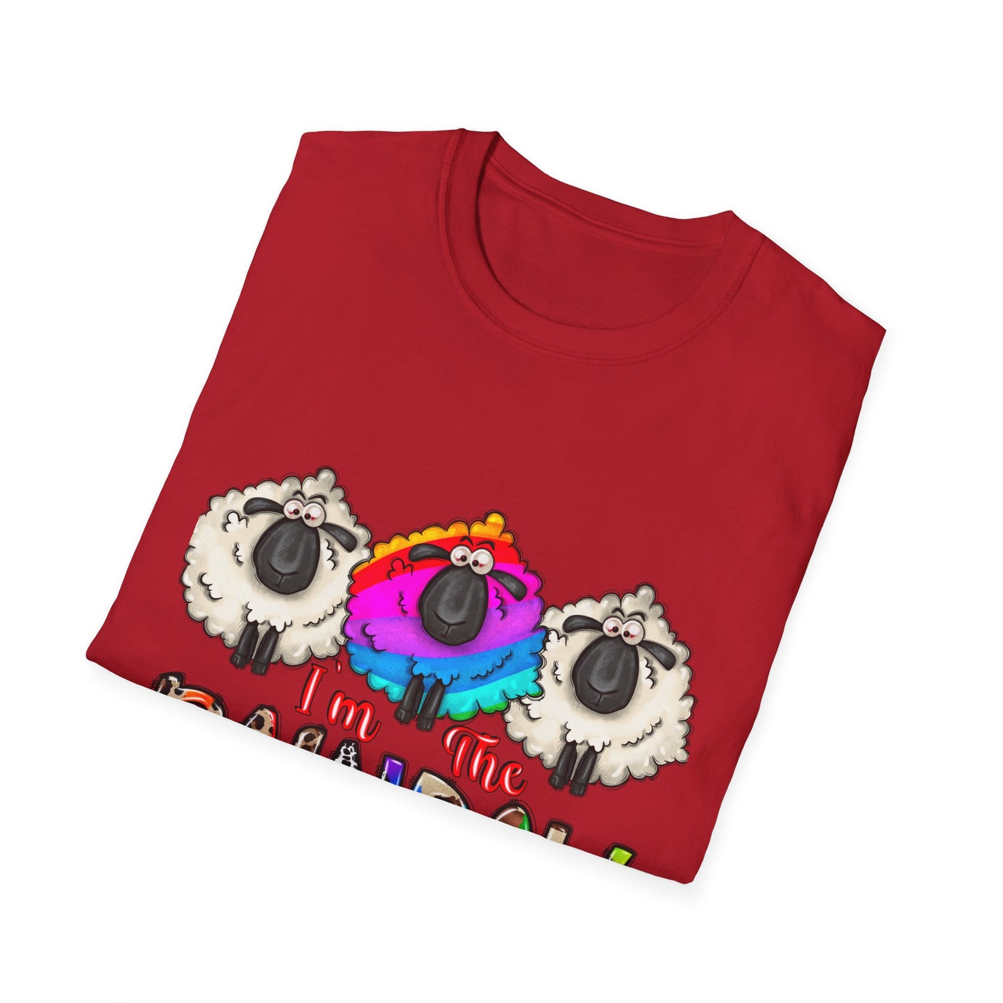 I am the Rainbow Sheep of the Family Softstyle T-Shirt