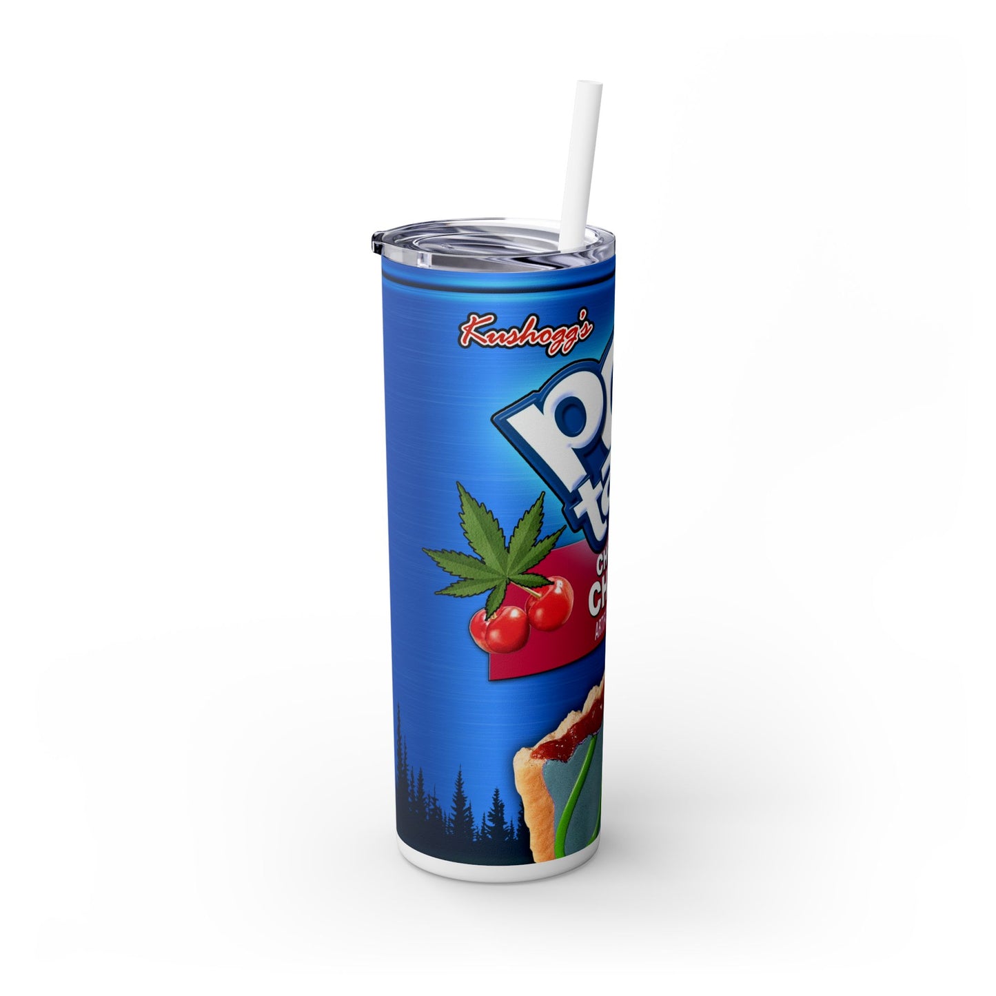 Pot Tart Chronic Cherry Tumbler with Straw, 20oz