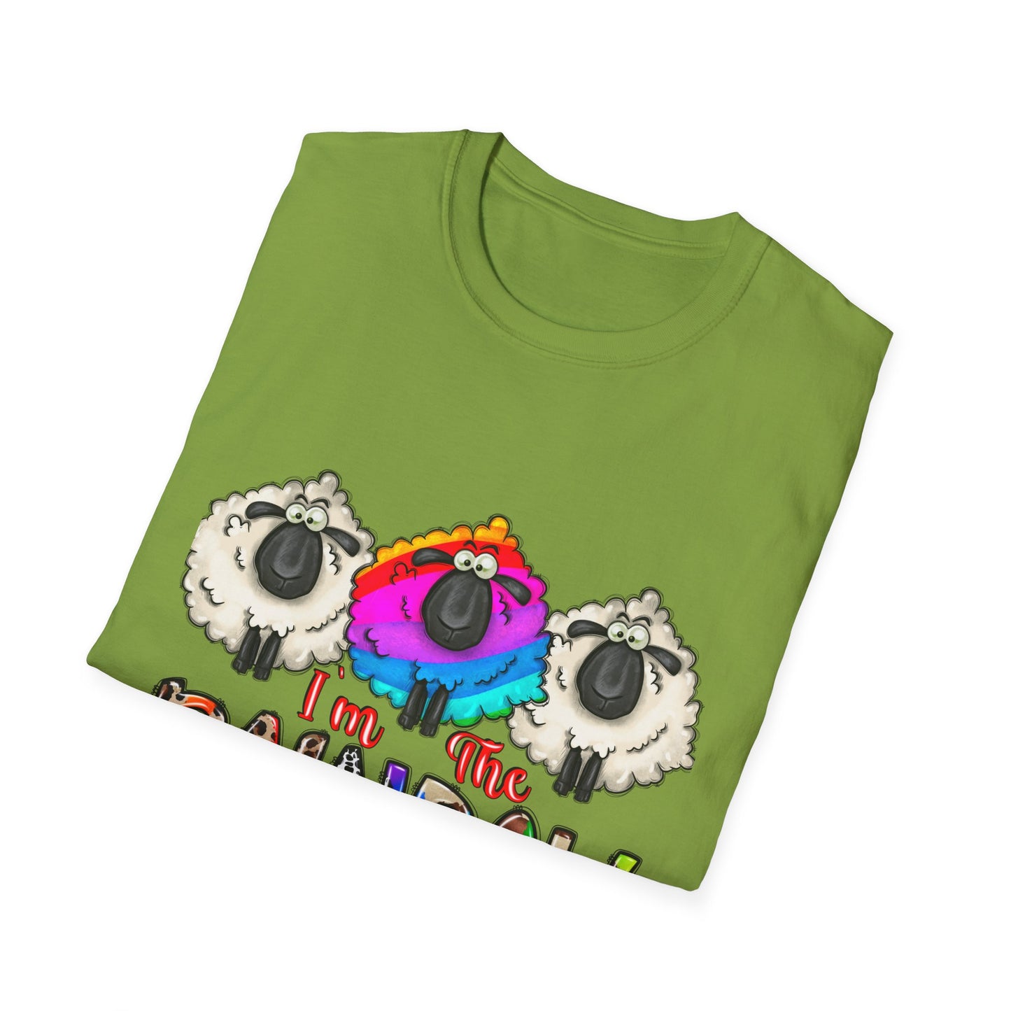 I am the Rainbow Sheep of the Family Softstyle T-Shirt