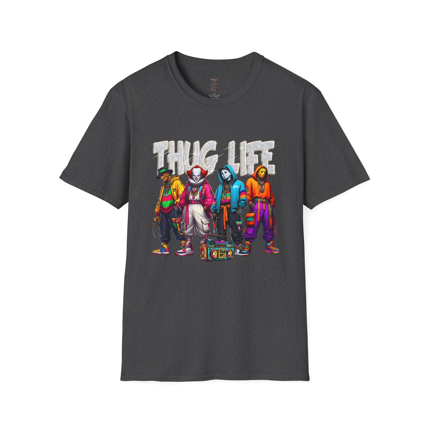 Hip Hop Horror Thug Life Unisex Softstyle T-Shirt