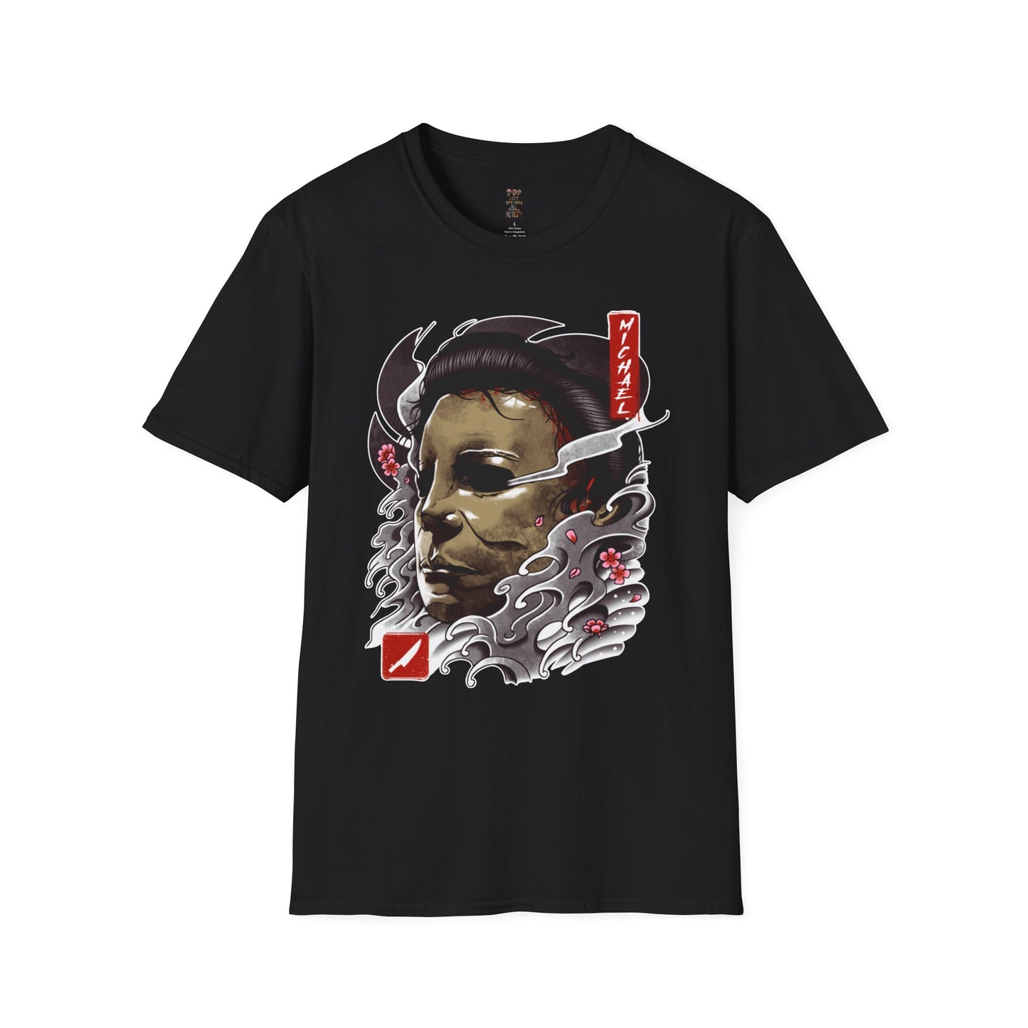 Micheal Myers Waves Unisex Softstyle T-Shirt