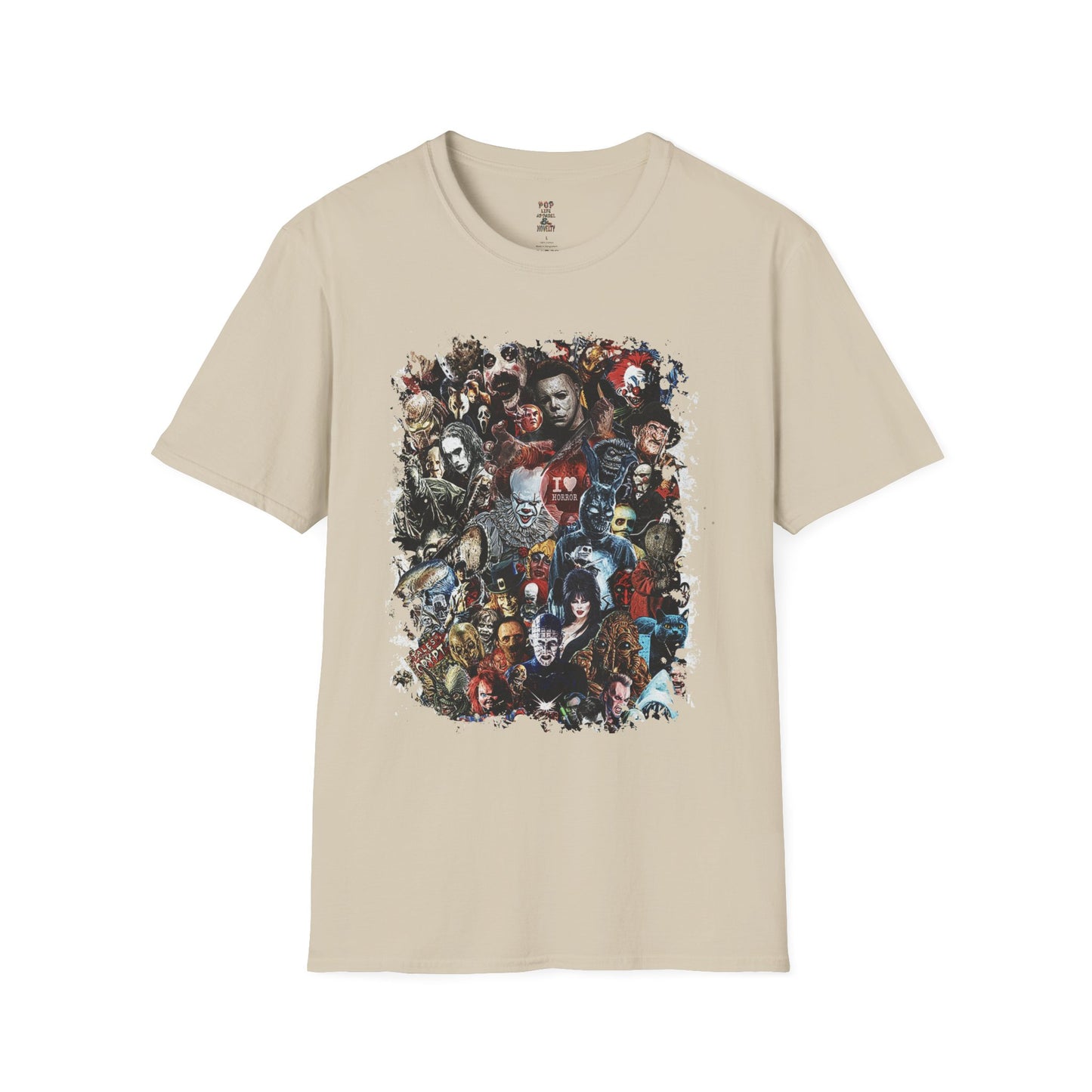 Horror Collage Unisex Softstyle T-Shirt