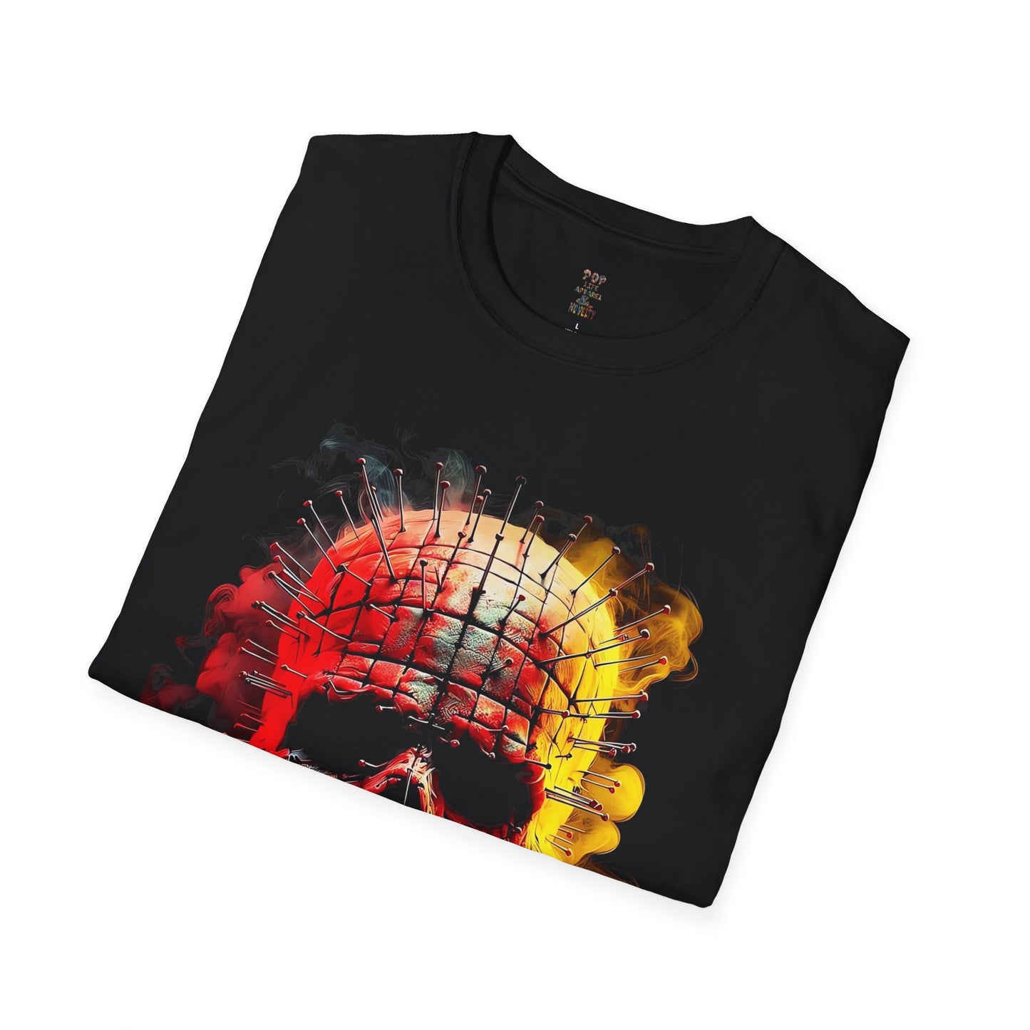 Horror Smoke Pinhead Unisex Softstyle T-Shirt