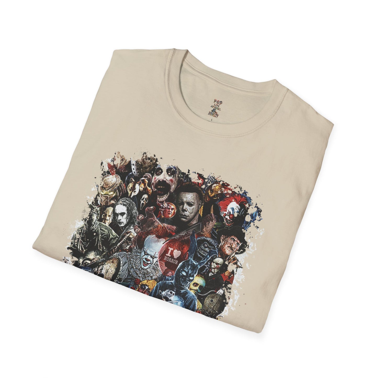 Horror Collage Unisex Softstyle T-Shirt