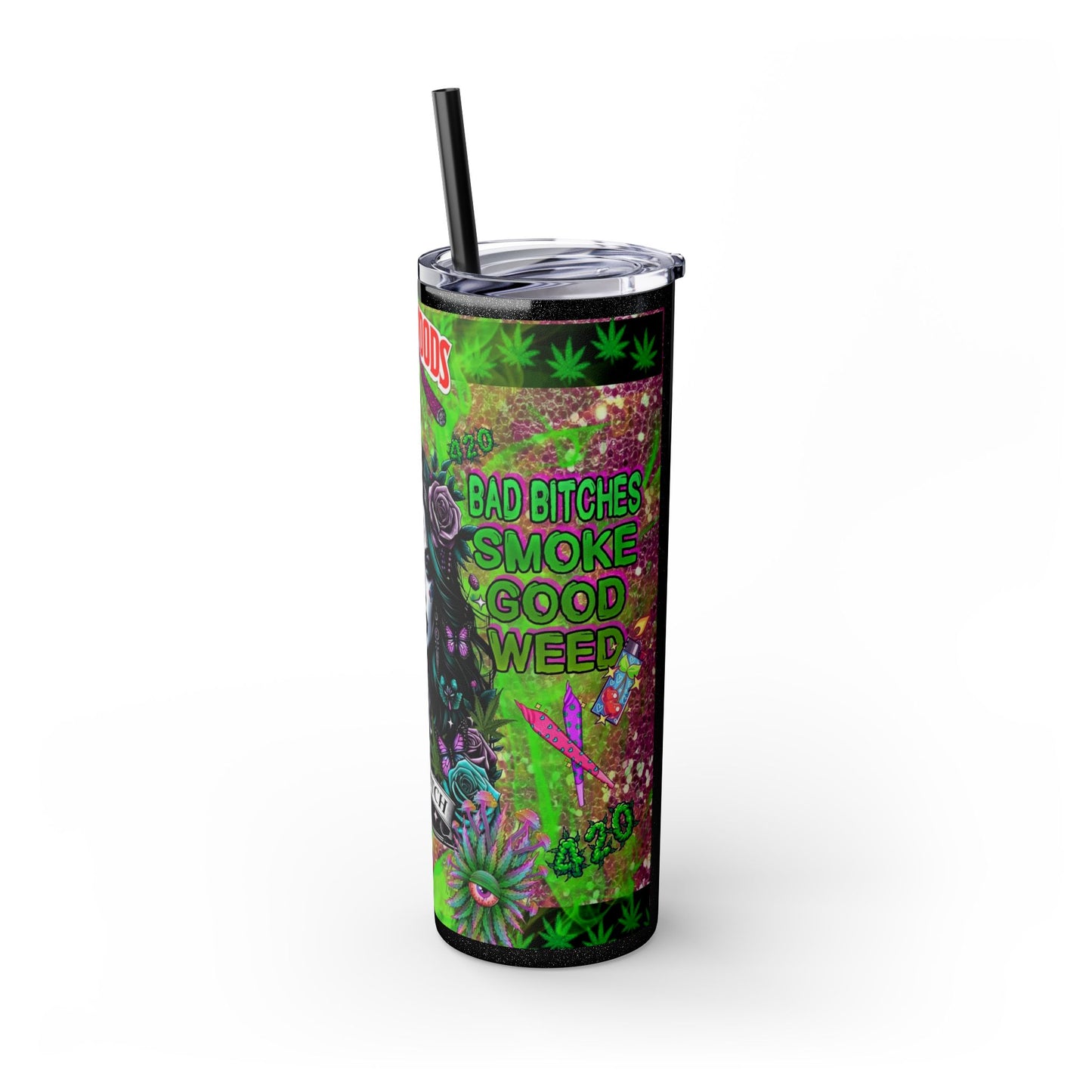 Backwoods "The Bitch" Tumbler with Straw, 20oz