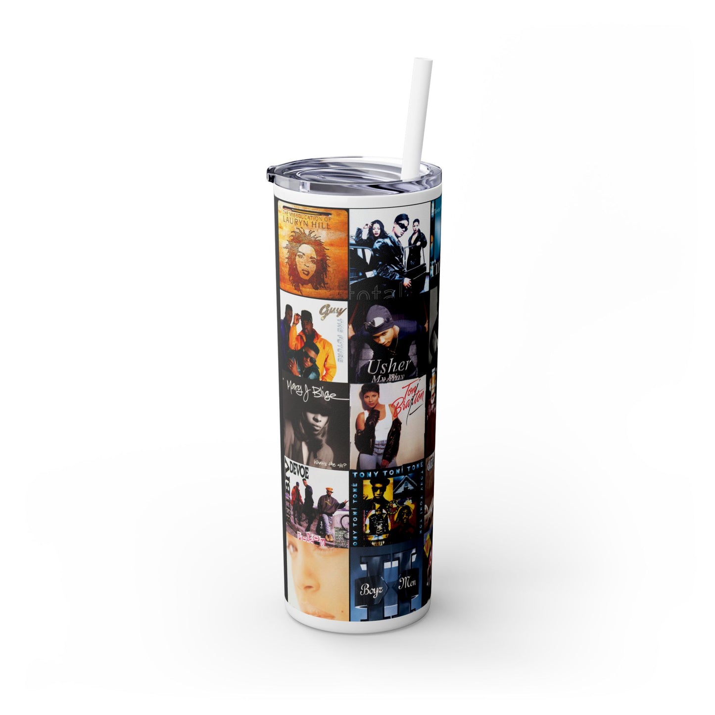 90's R&B Tumbler with Straw, 20oz