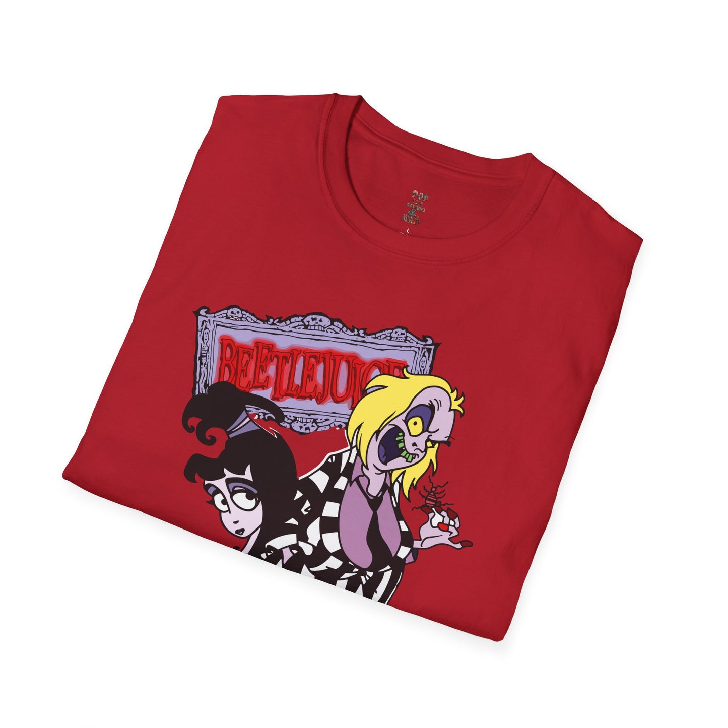 Beetlejuice and Lydia Unisex Softstyle T-Shirt