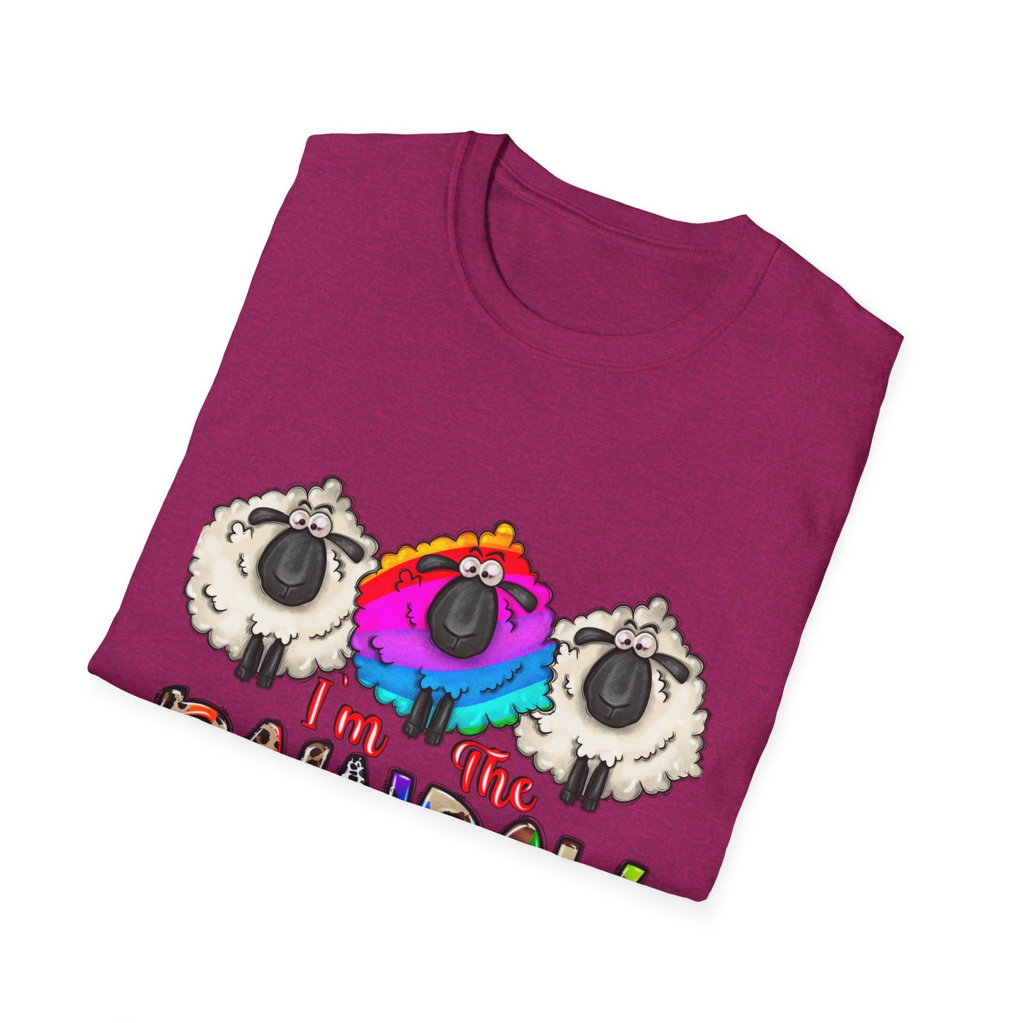 I am the Rainbow Sheep of the Family Softstyle T-Shirt