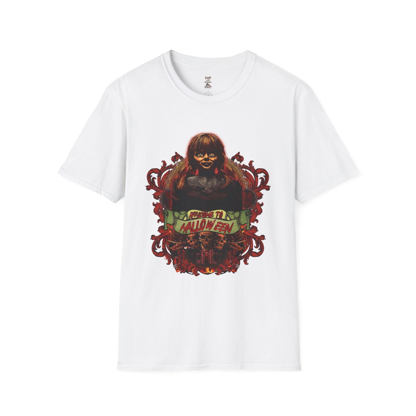 Annabelle Welcome to Halloween Unisex Softstyle T-Shirt