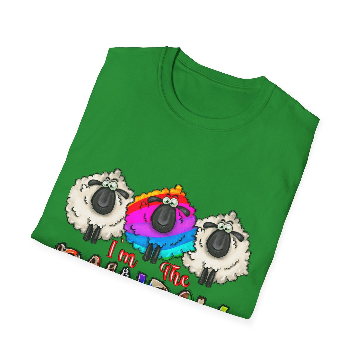 I am the Rainbow Sheep of the Family Softstyle T-Shirt