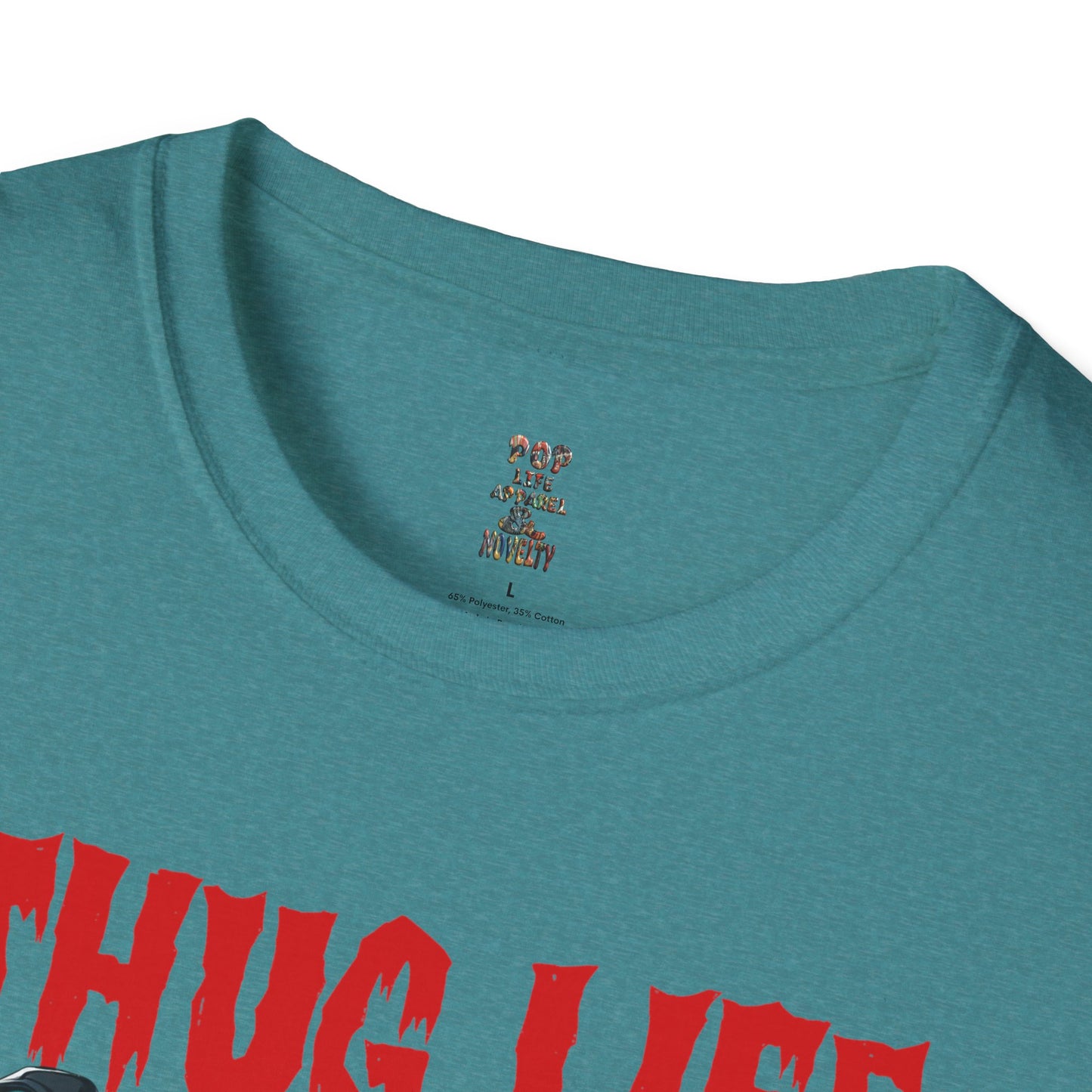 Thug Life Horror Club Pic Unisex Softstyle T-Shirt