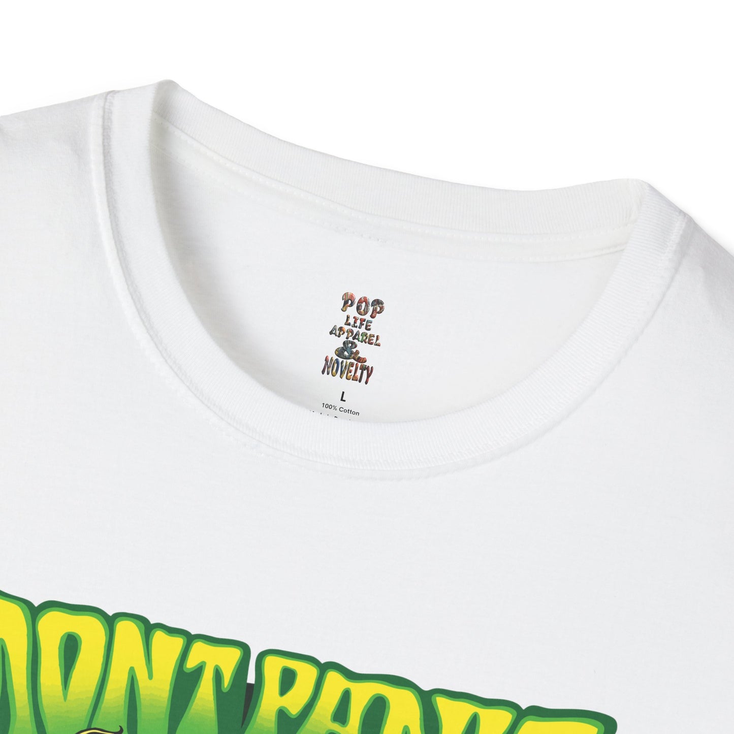 Don't Panic it's Organic Unisex Softstyle T-Shirt
