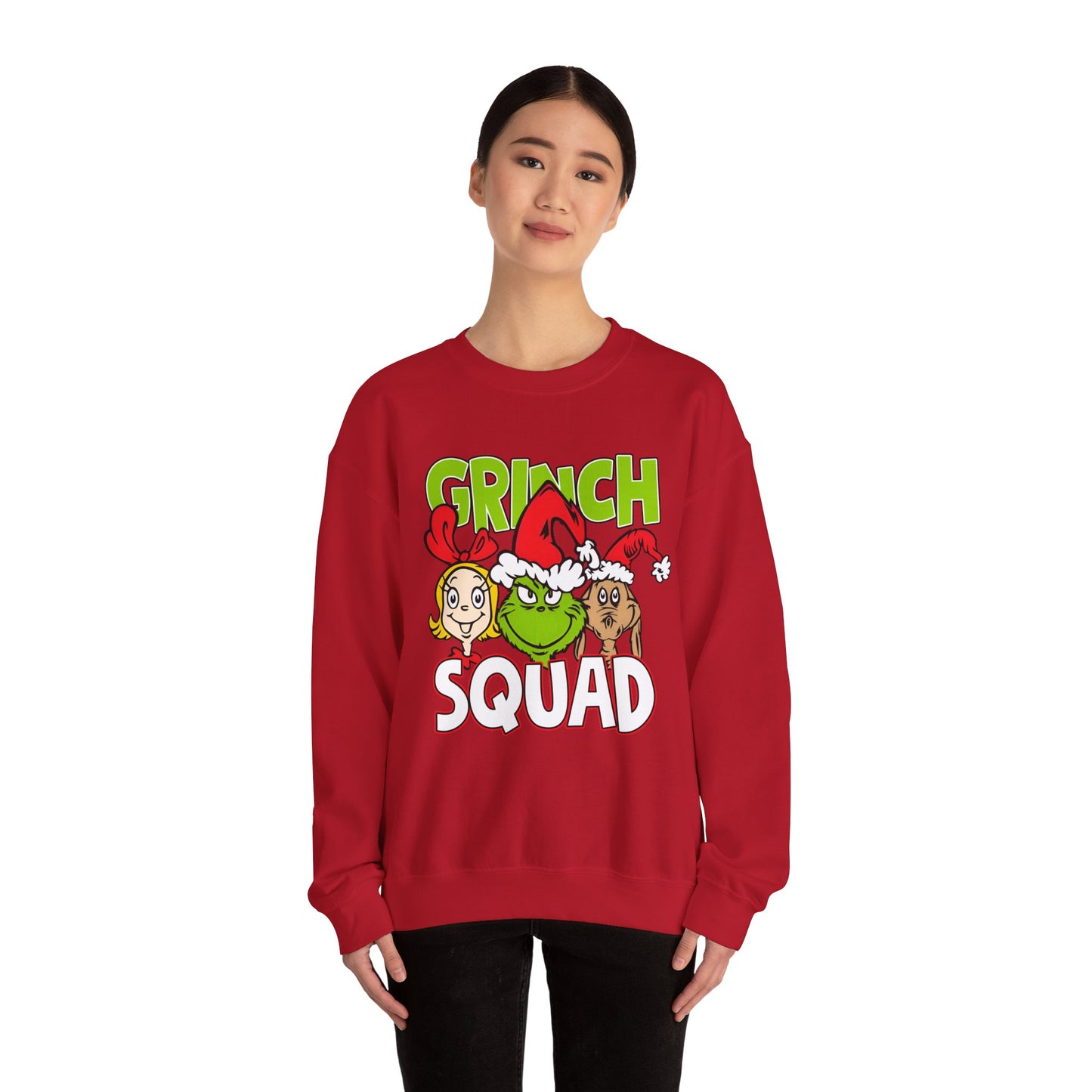 Grinch Squad Unisex Heavy Blend™ Crewneck Sweatshirt