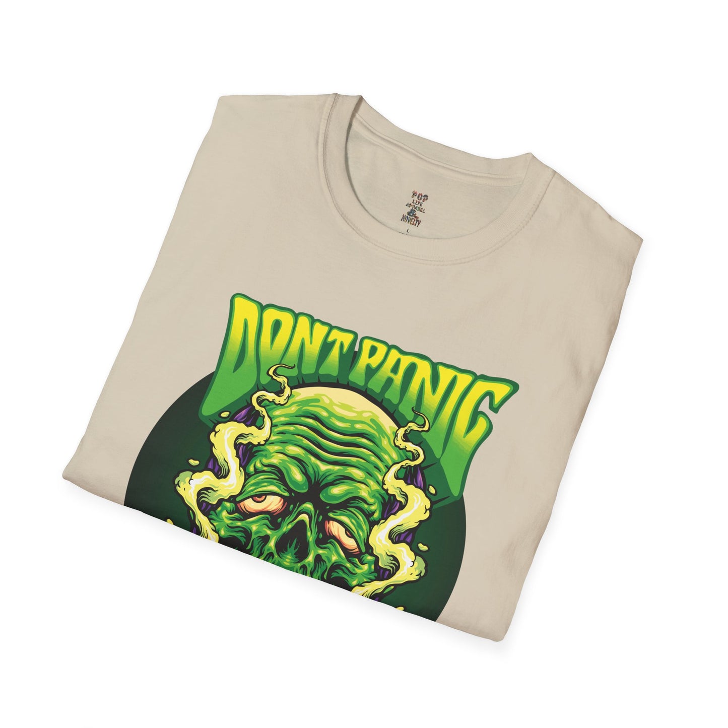 Don't Panic it's Organic Unisex Softstyle T-Shirt
